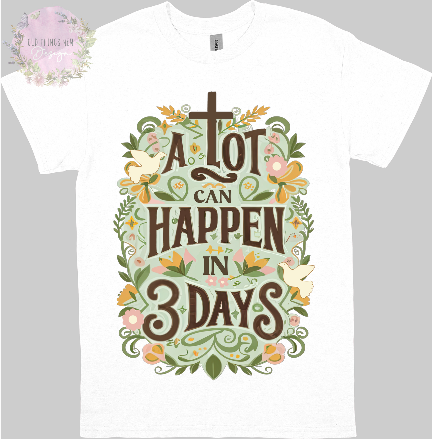 A lot Can Happen In 3 Days Adults T-Shirt