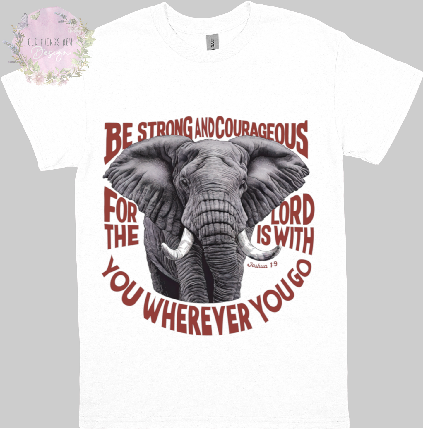 Be Strong And Courageous Kids T-Shirt