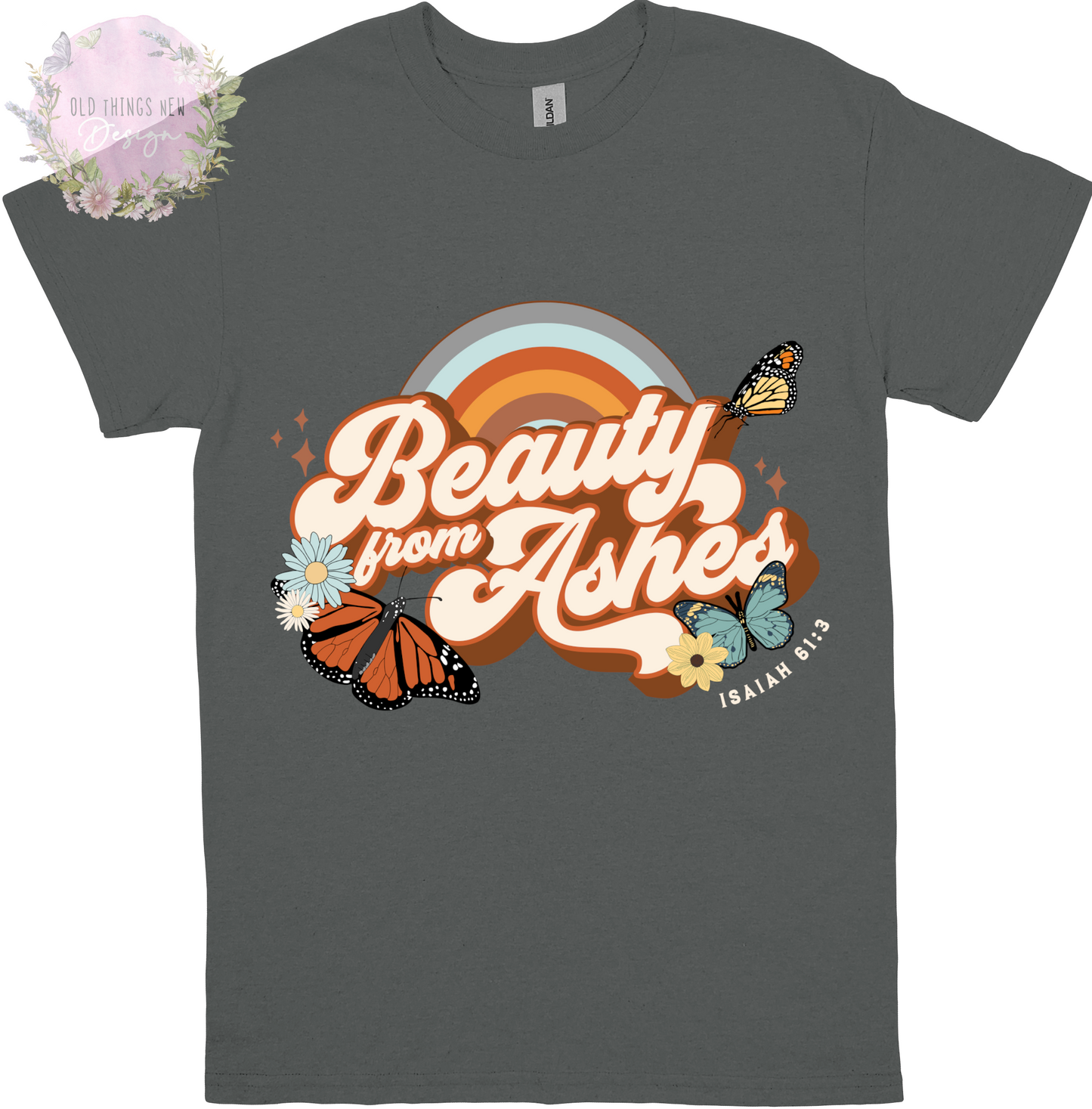 Beauty For Ashes (Light) Adults T-Shirt