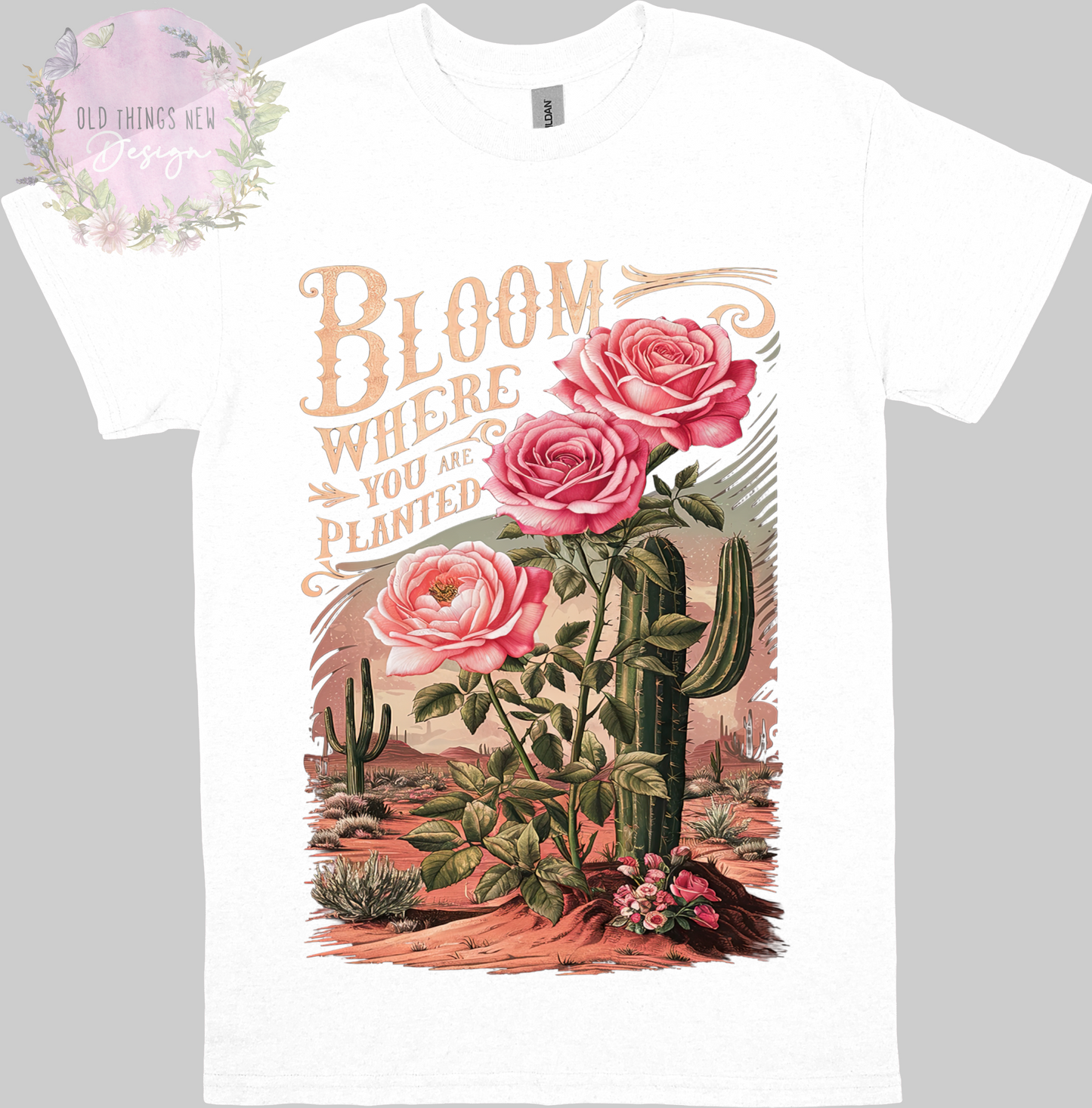 Bloom Where Your Planted(Light) Kids T-Shirt