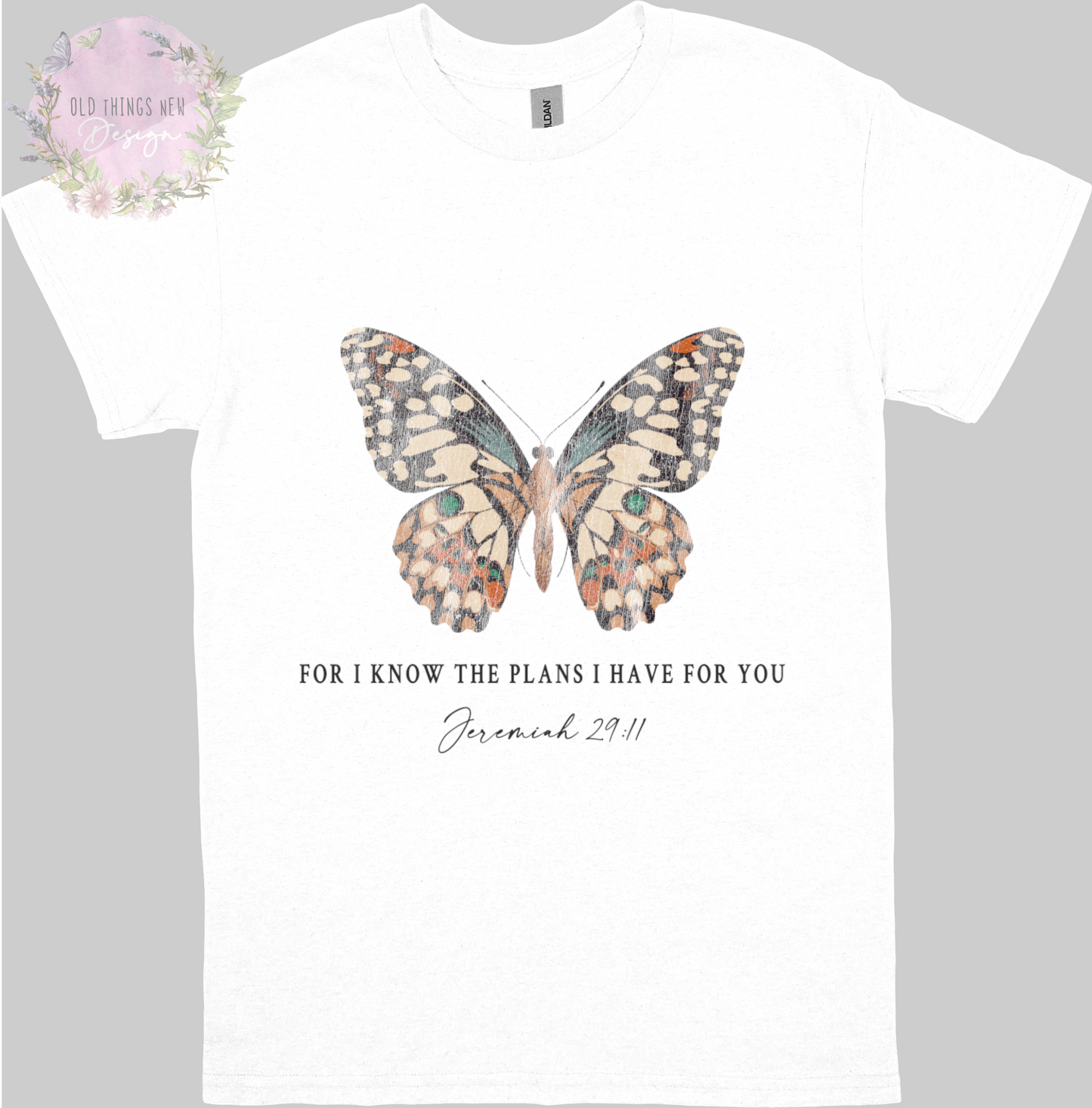 For I Know The Plans - Jeremiah 29:11 (Dark) Adults T-Shirt