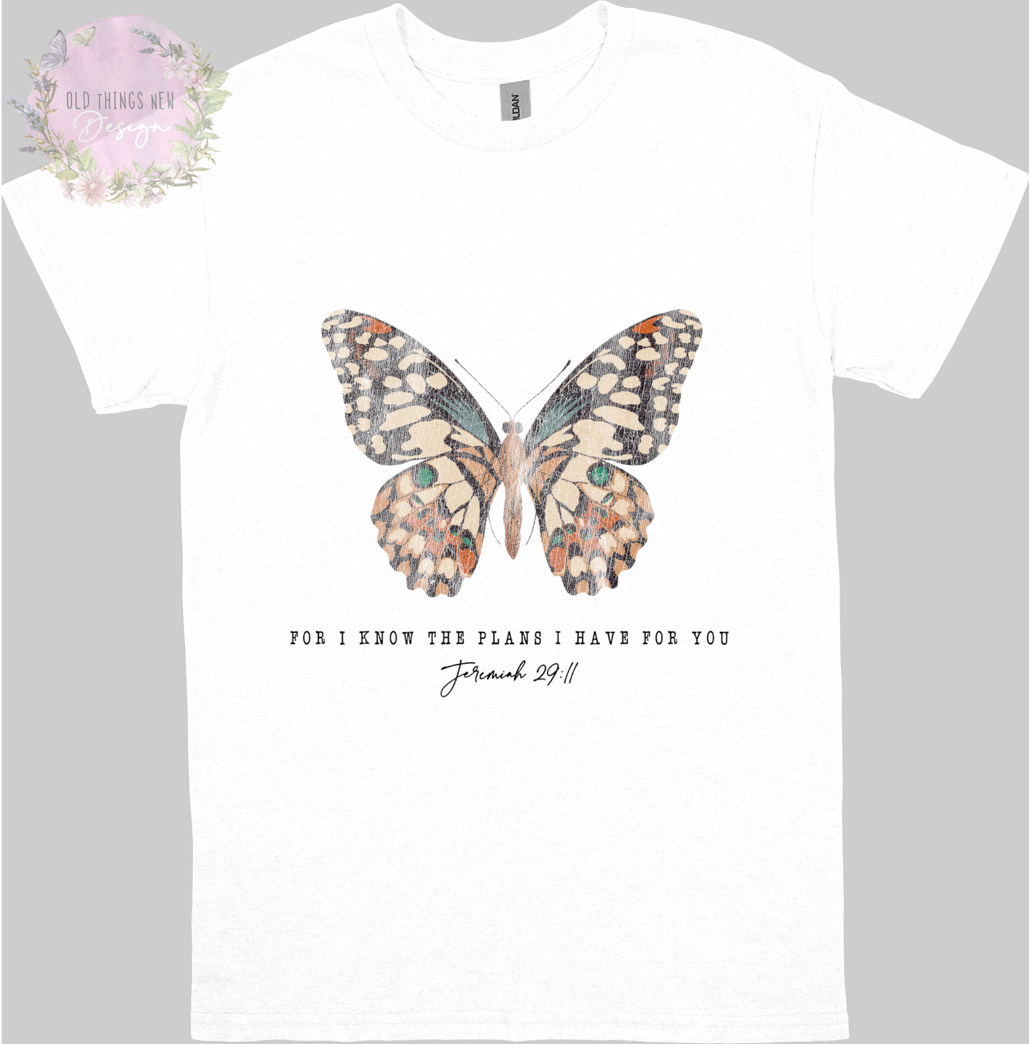 For I Know The Plans - Jeremiah 29:11 (Dark) Kids T-Shirt