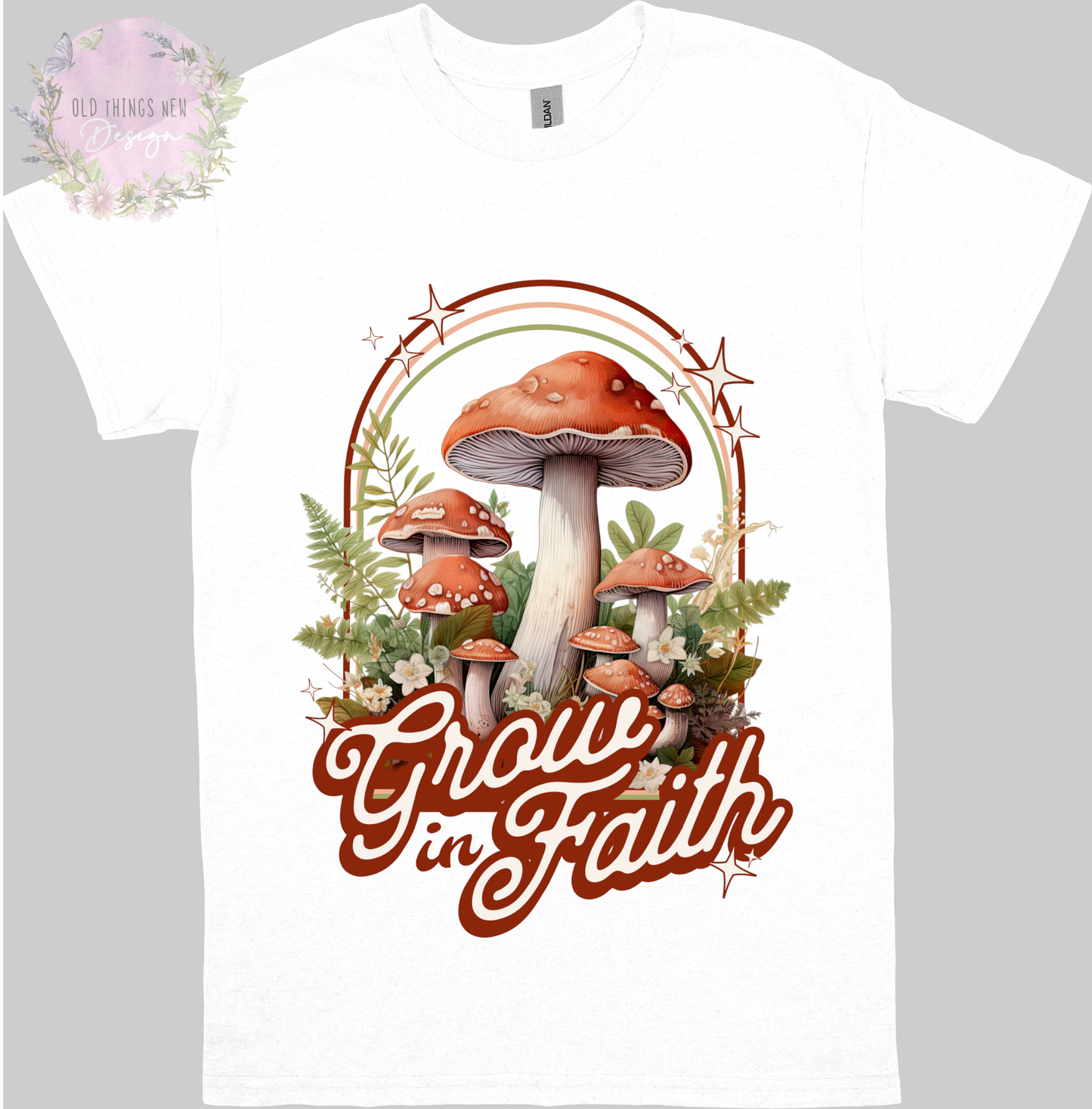 Grow In Faith Adults T-Shirt