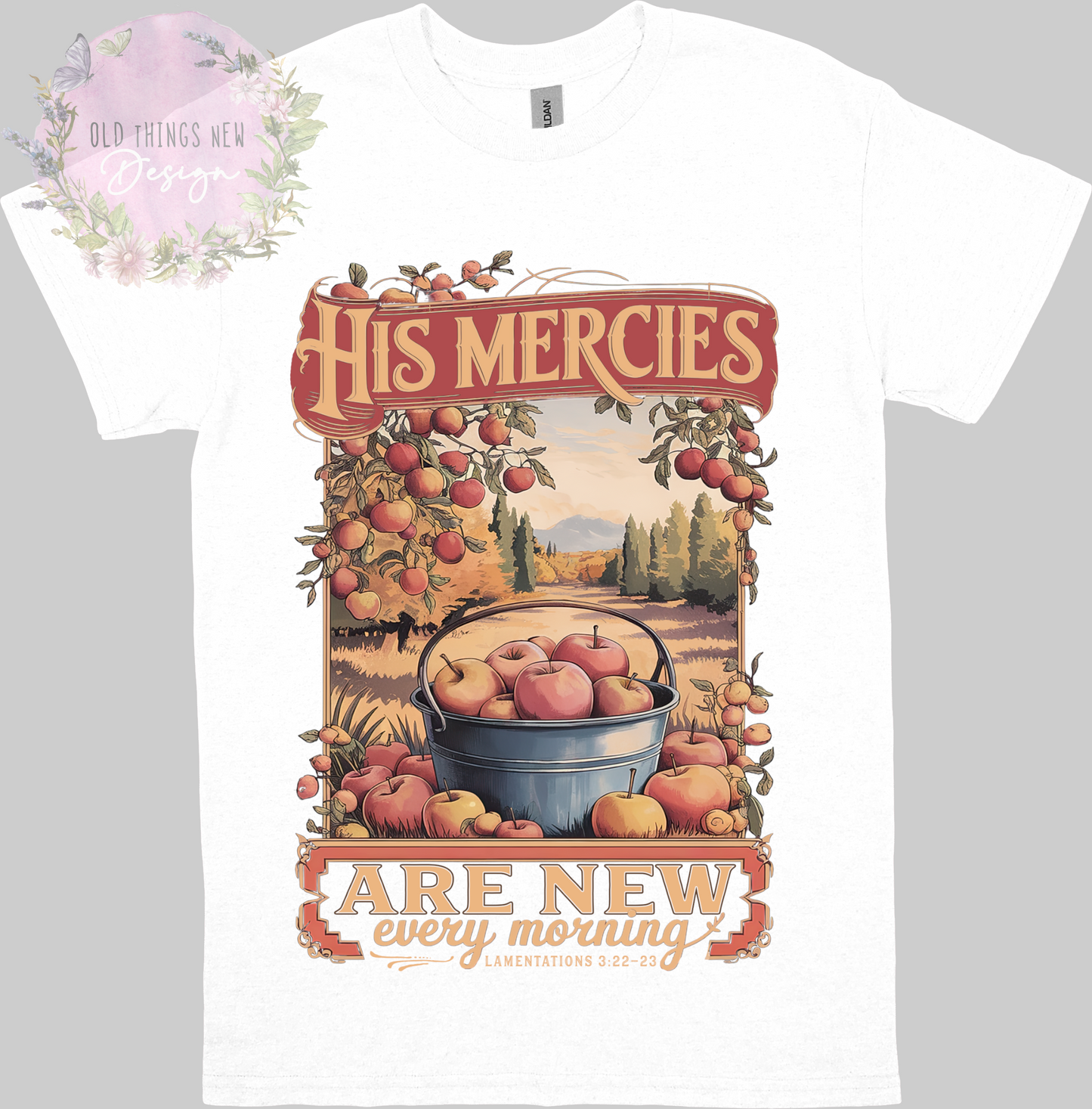 His Mercies Are New Every Morning Adults T-Shirt