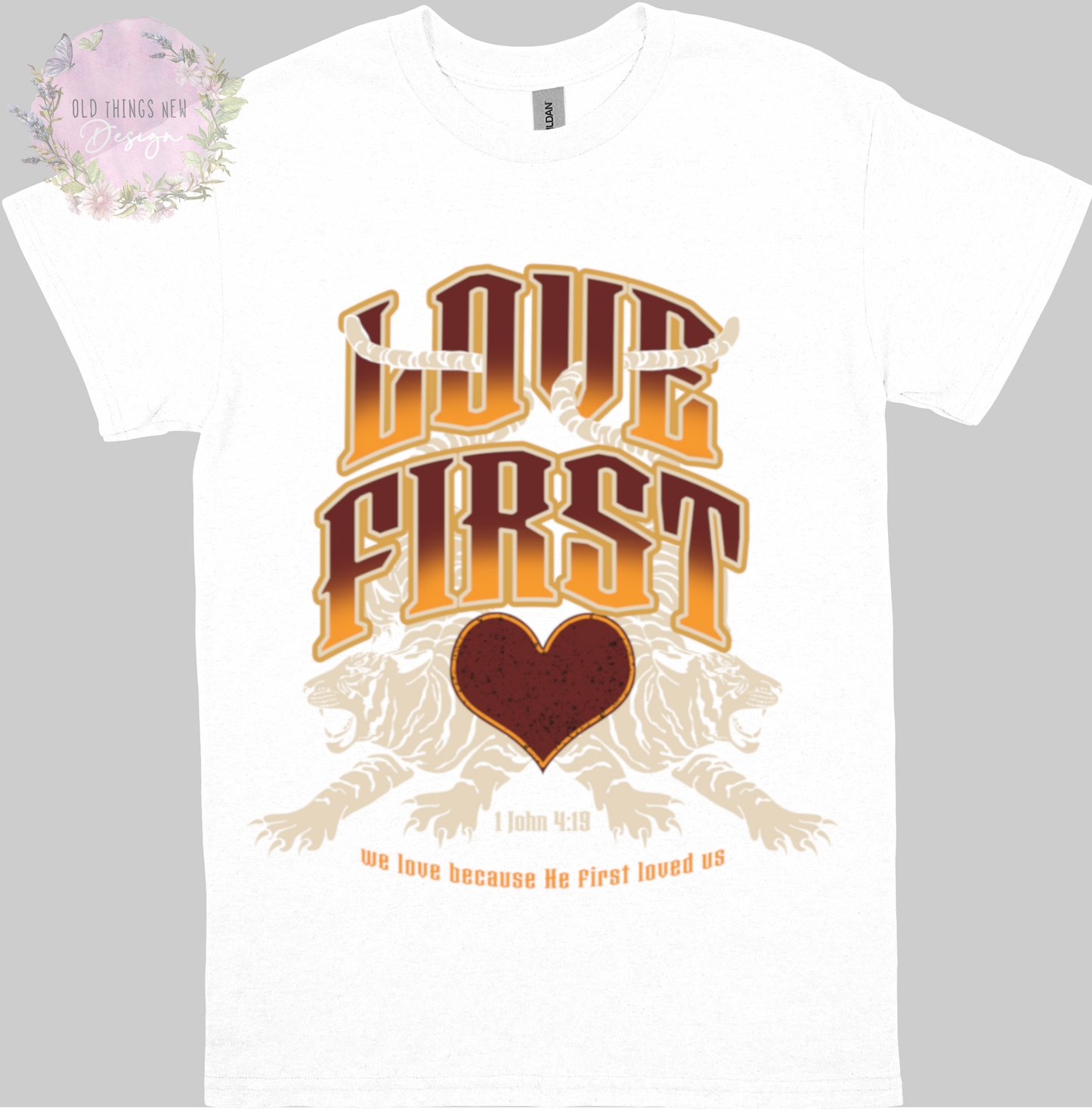 Love First(Light) Adults T-Shirt
