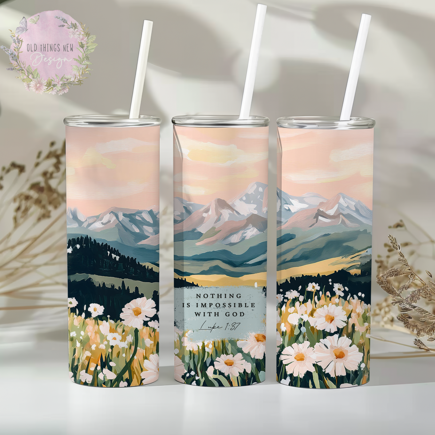 Nothing Is Impossible With God 20z Tumbler