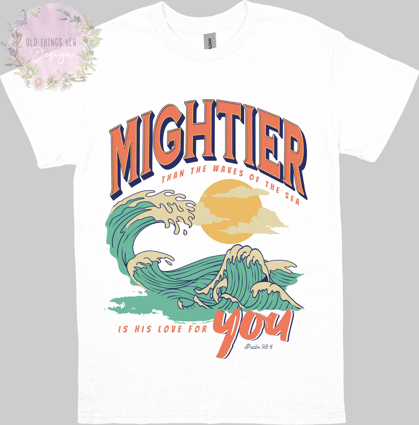 Mightier Than The Waves Kids T-Shirt
