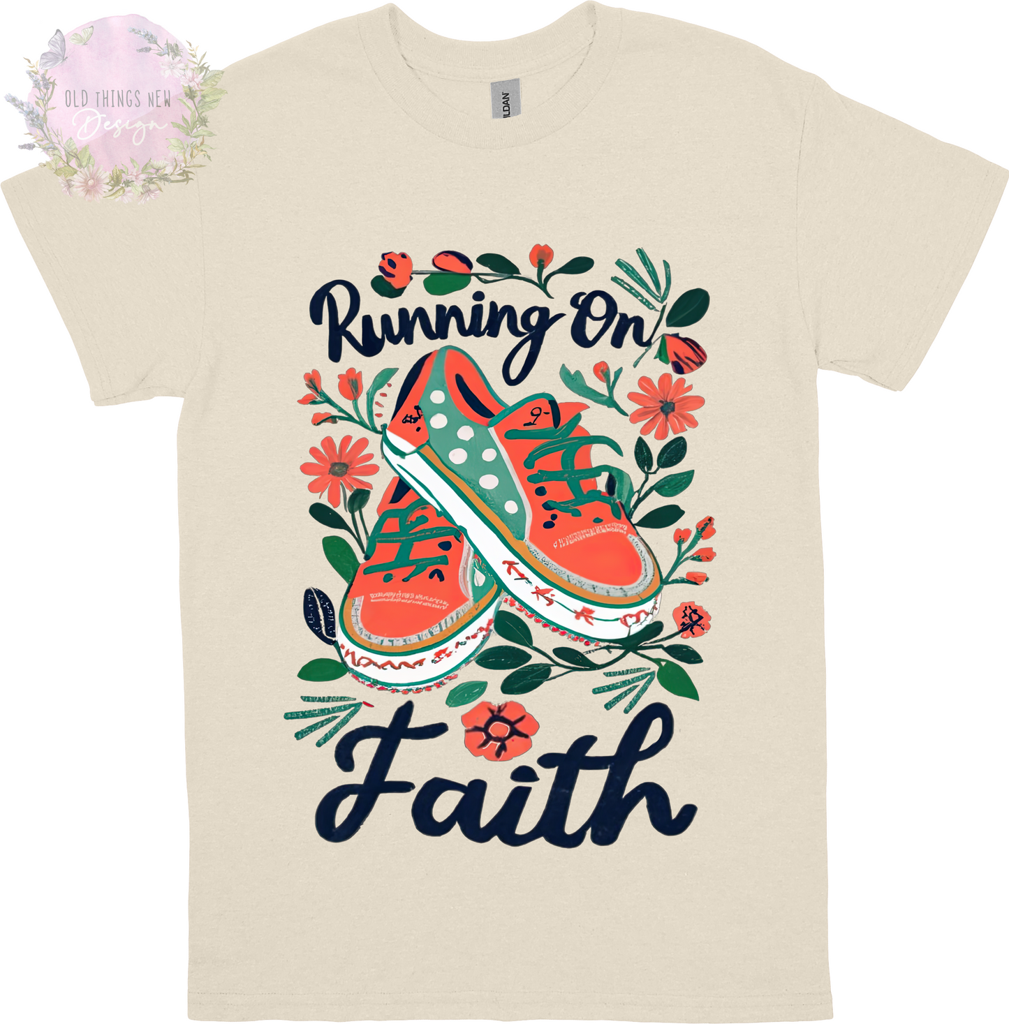 Running On Faith Kids T-Shirt