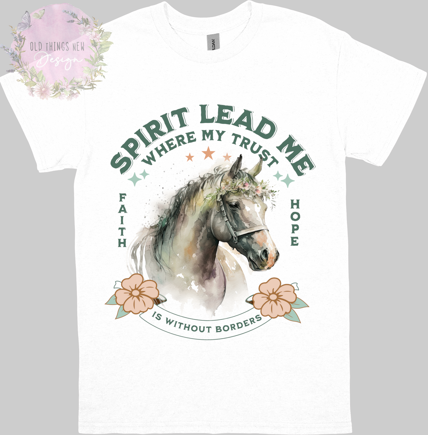 Spirit Lead Me(Green) Adults T-Shirt