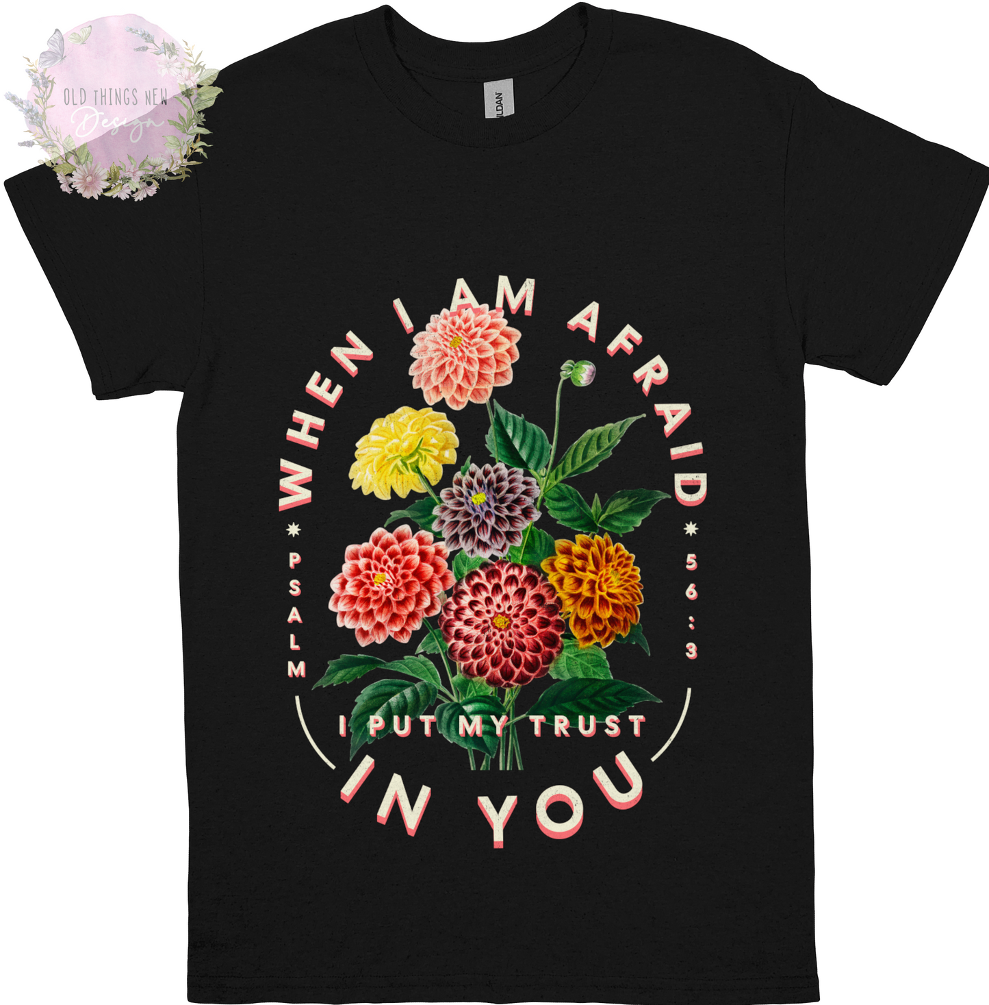 When I Am Afraid I Put My Trust In You(Light) Kids T-Shirt