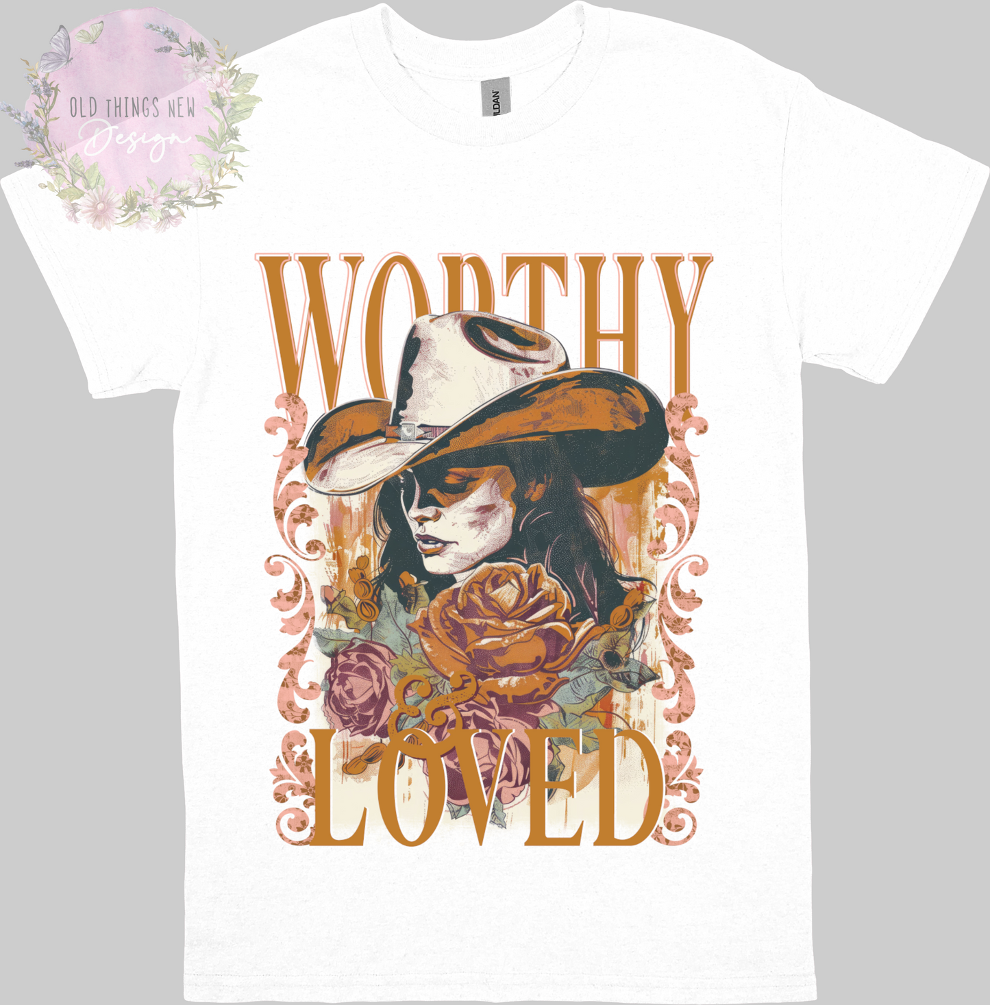 Worthy And Loved(Dark) Kids T-Shirt