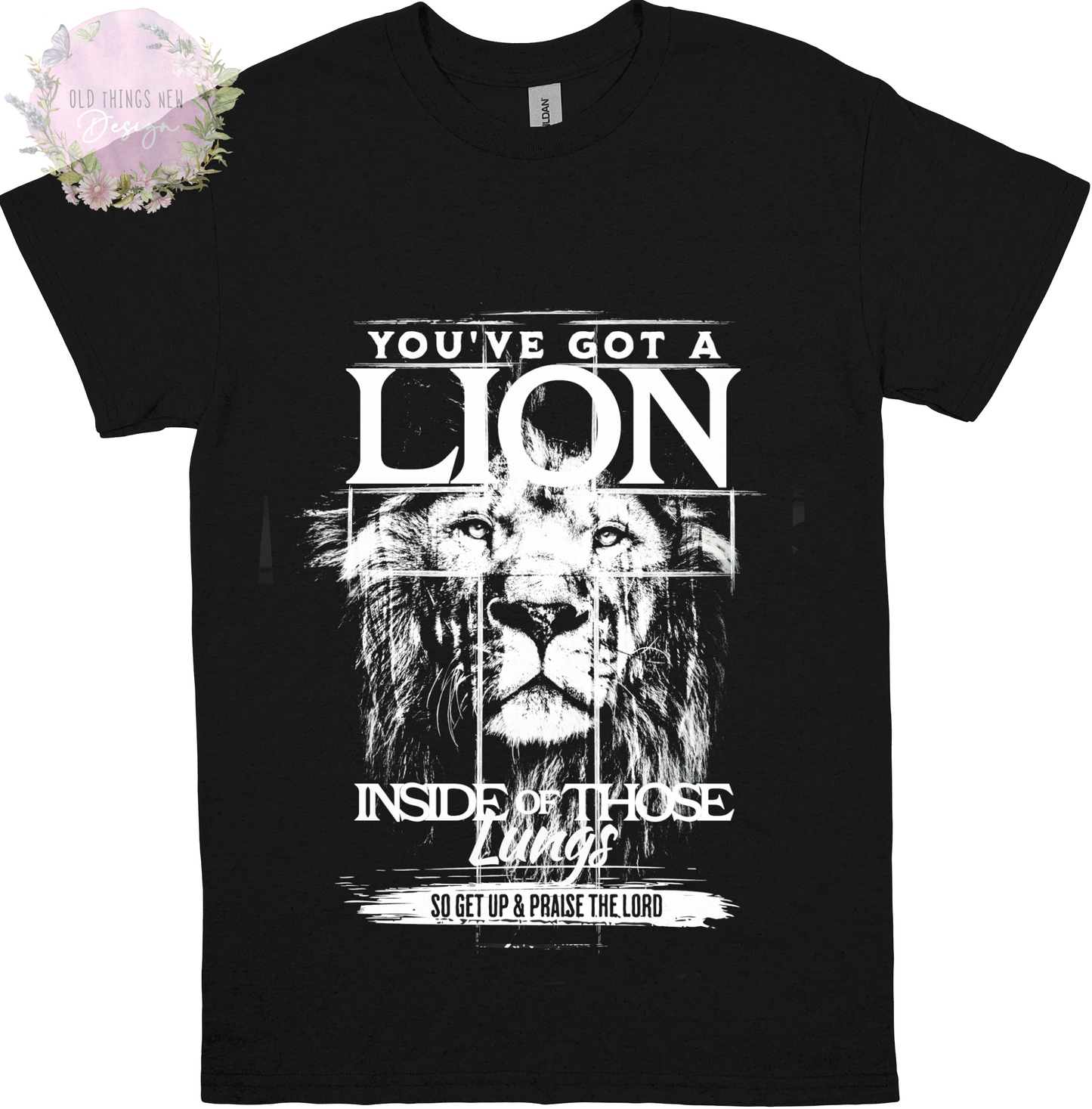 You've Got A Lion Vintage Rock Kids T-Shirt (White)