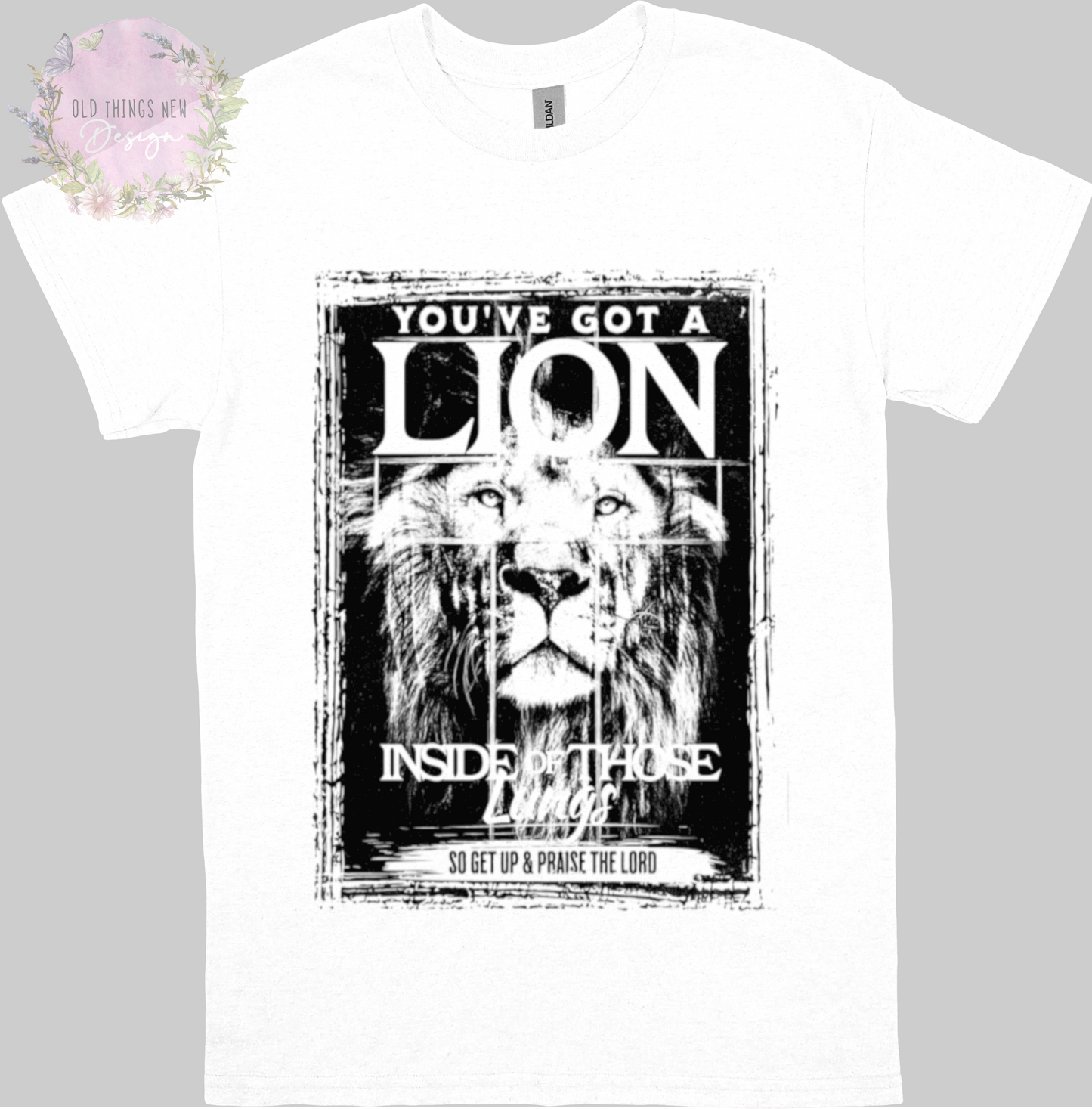 You've Got A Lion Vintage Rock Kids T-Shirt (Black)