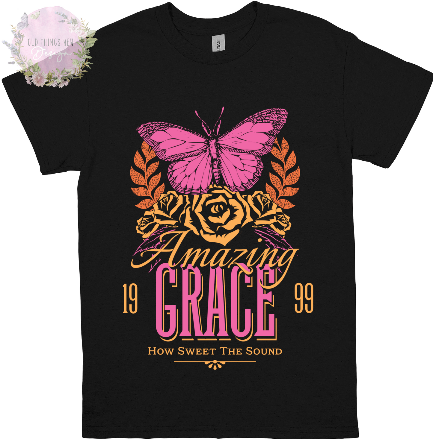 Amazing Grace Pink Adults T-Shirt