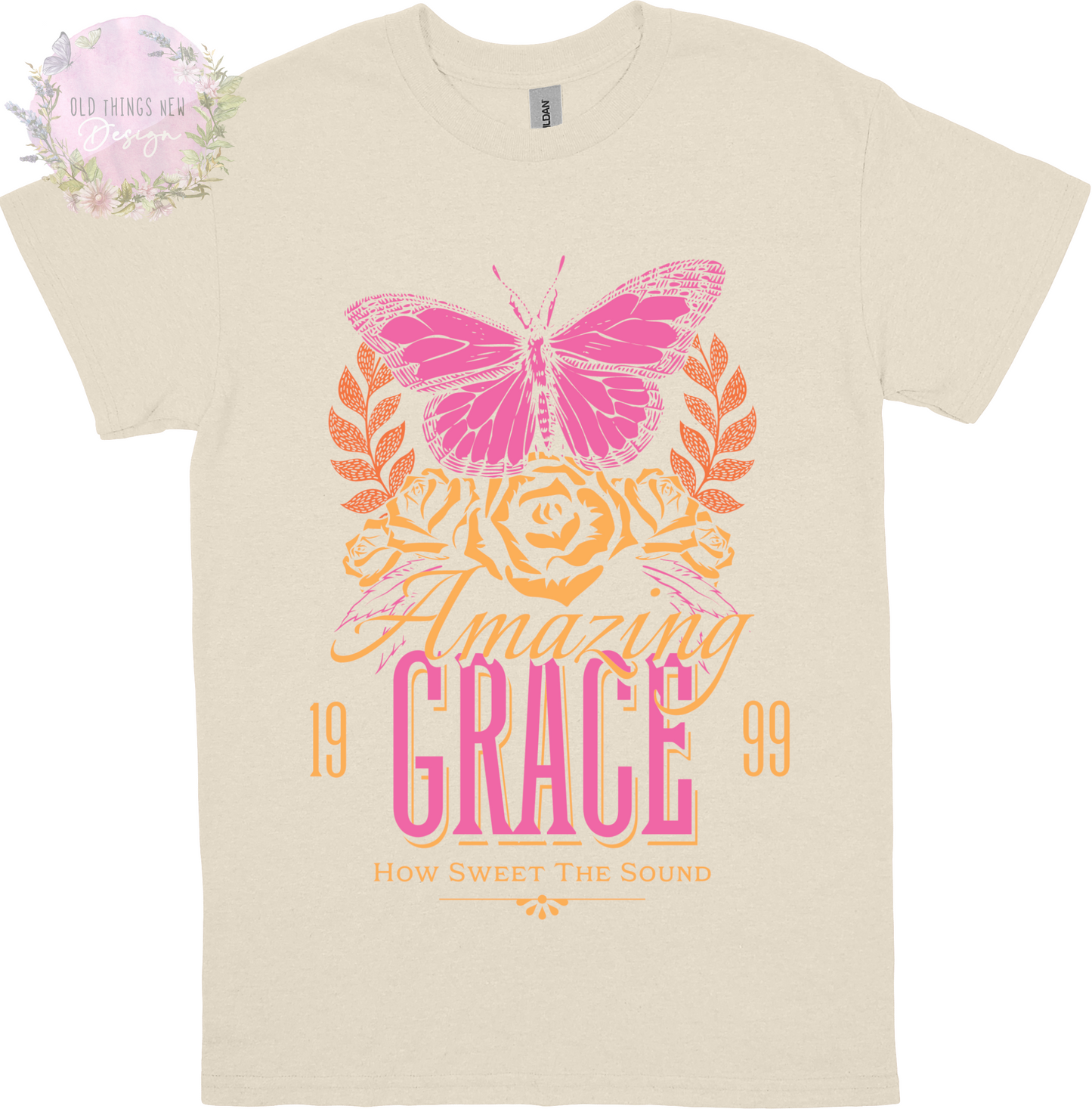 Amazing Grace Pink Adults T-Shirt