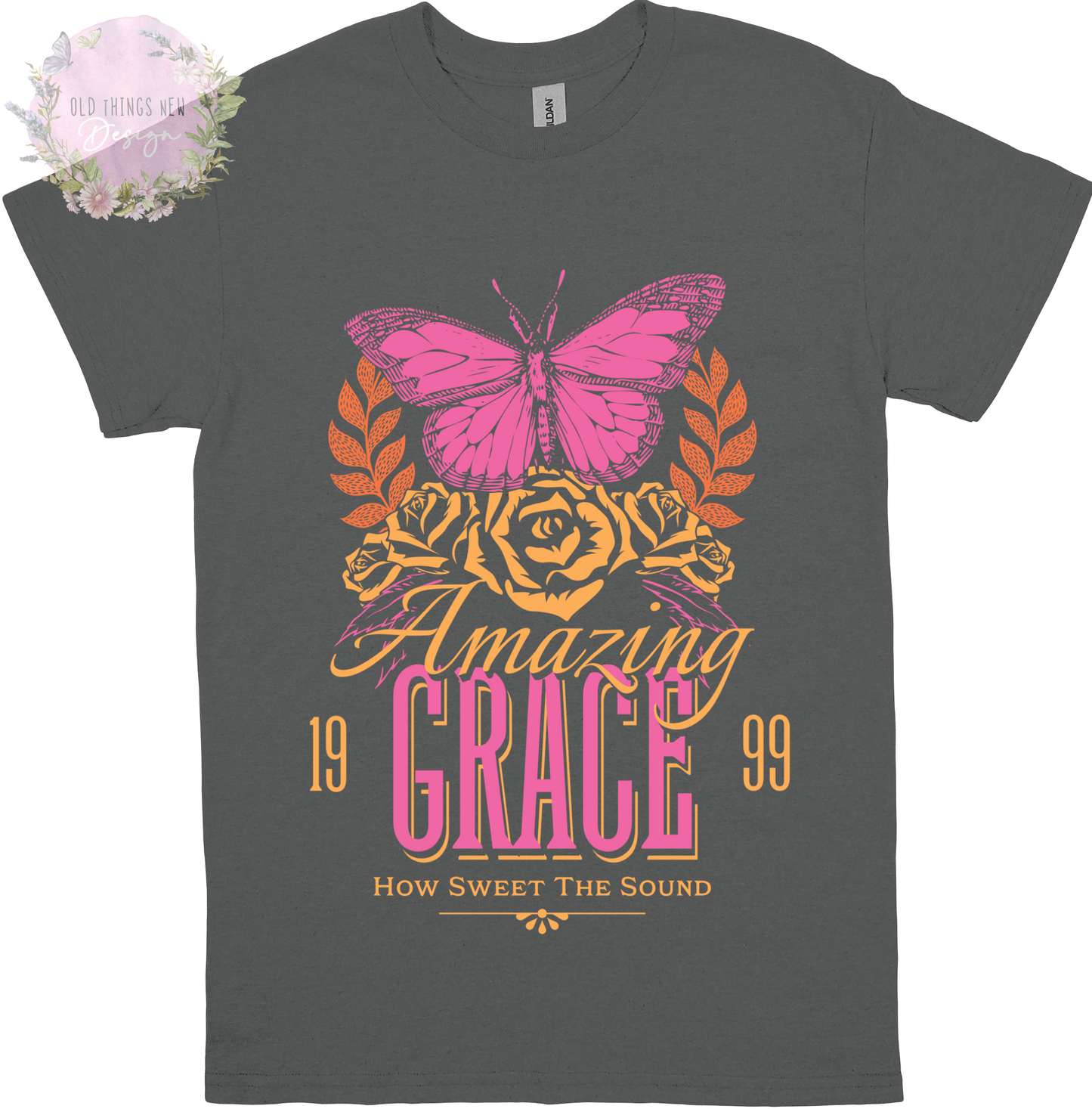 Amazing Grace Pink Adults T-Shirt