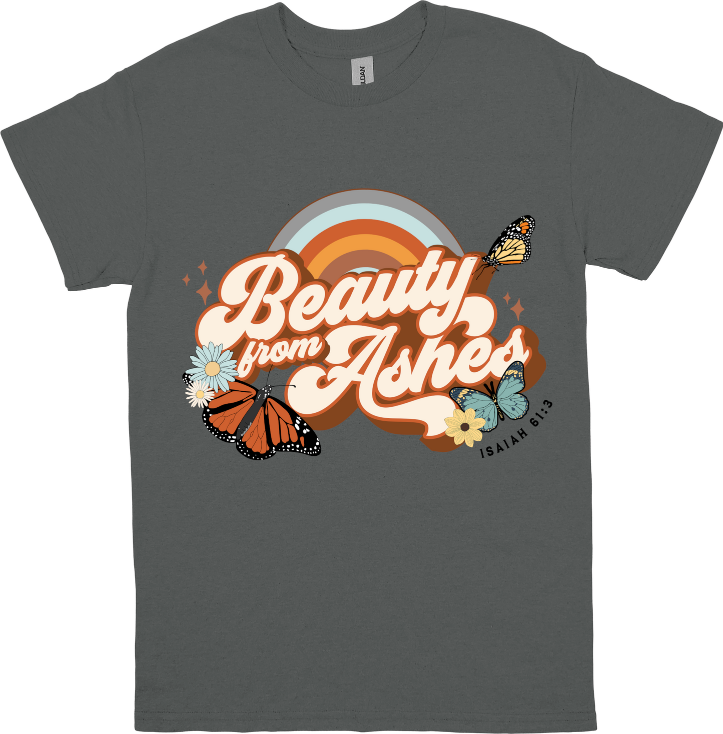 Beauty For Ashes (Dark) Kids T-Shirt