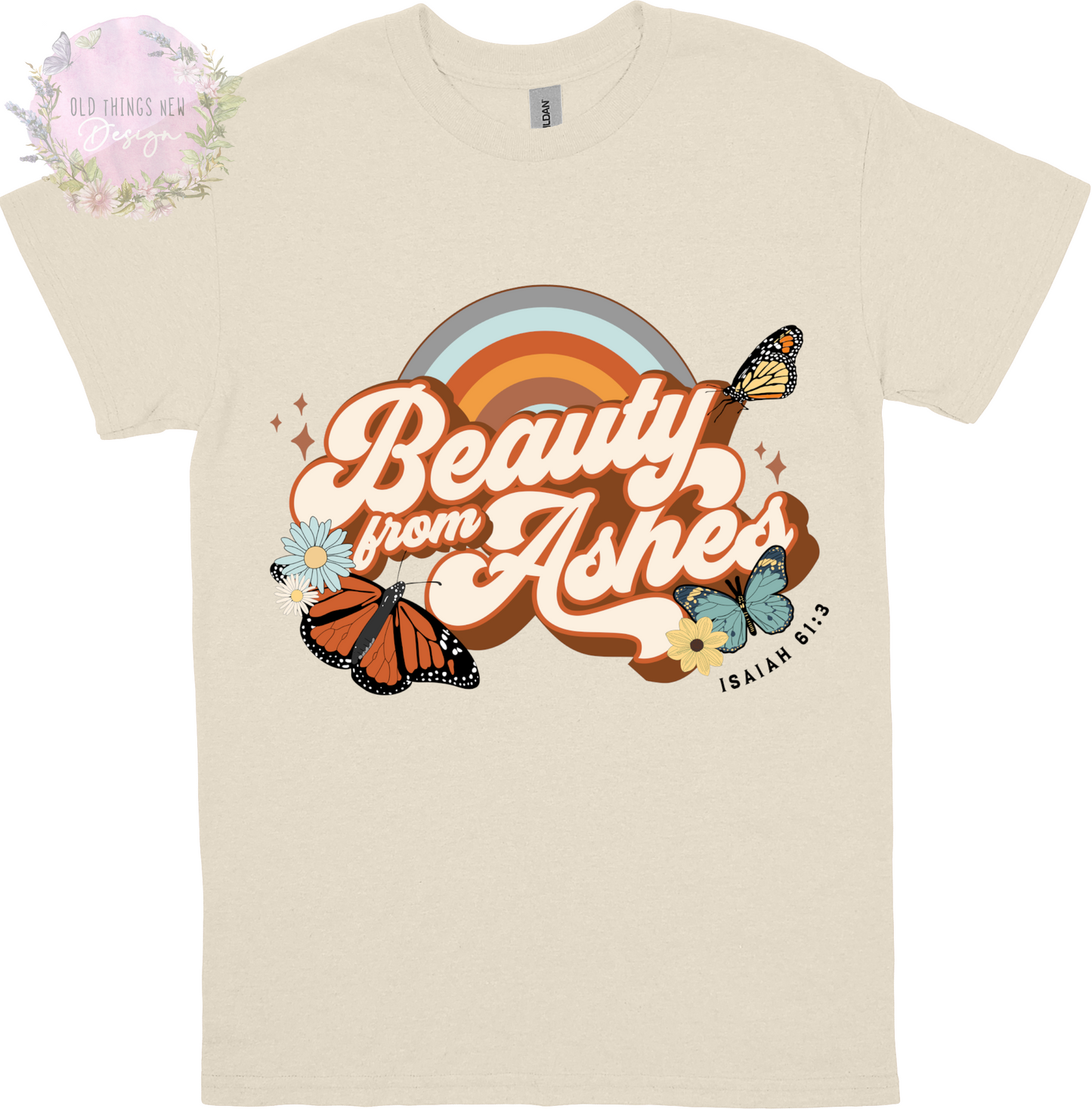 Beauty For Ashes (Dark) Kids T-Shirt