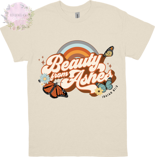 Beauty For Ashes (Dark) Adults T-Shirt
