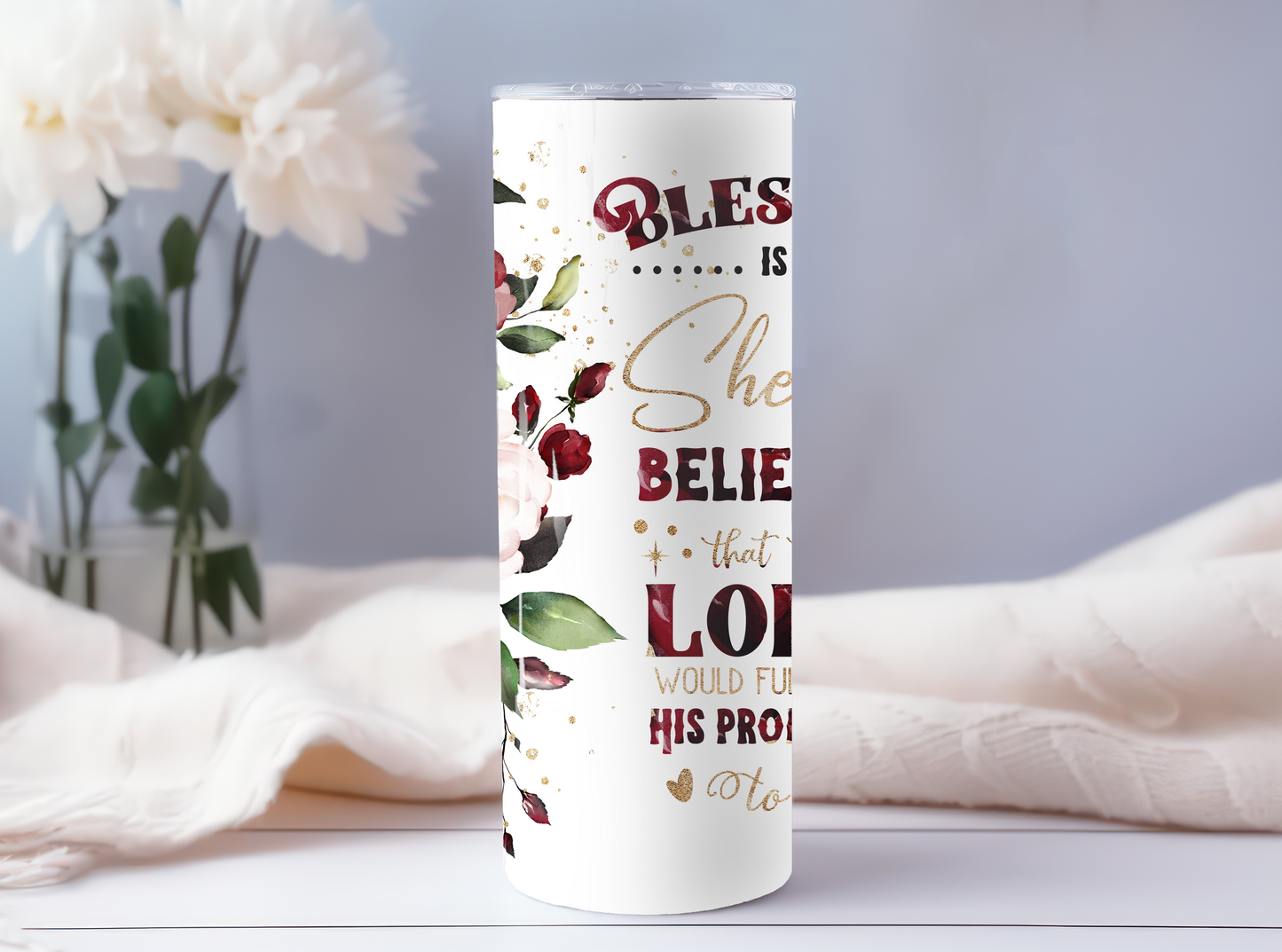 Blessed Is She 20z Tumbler