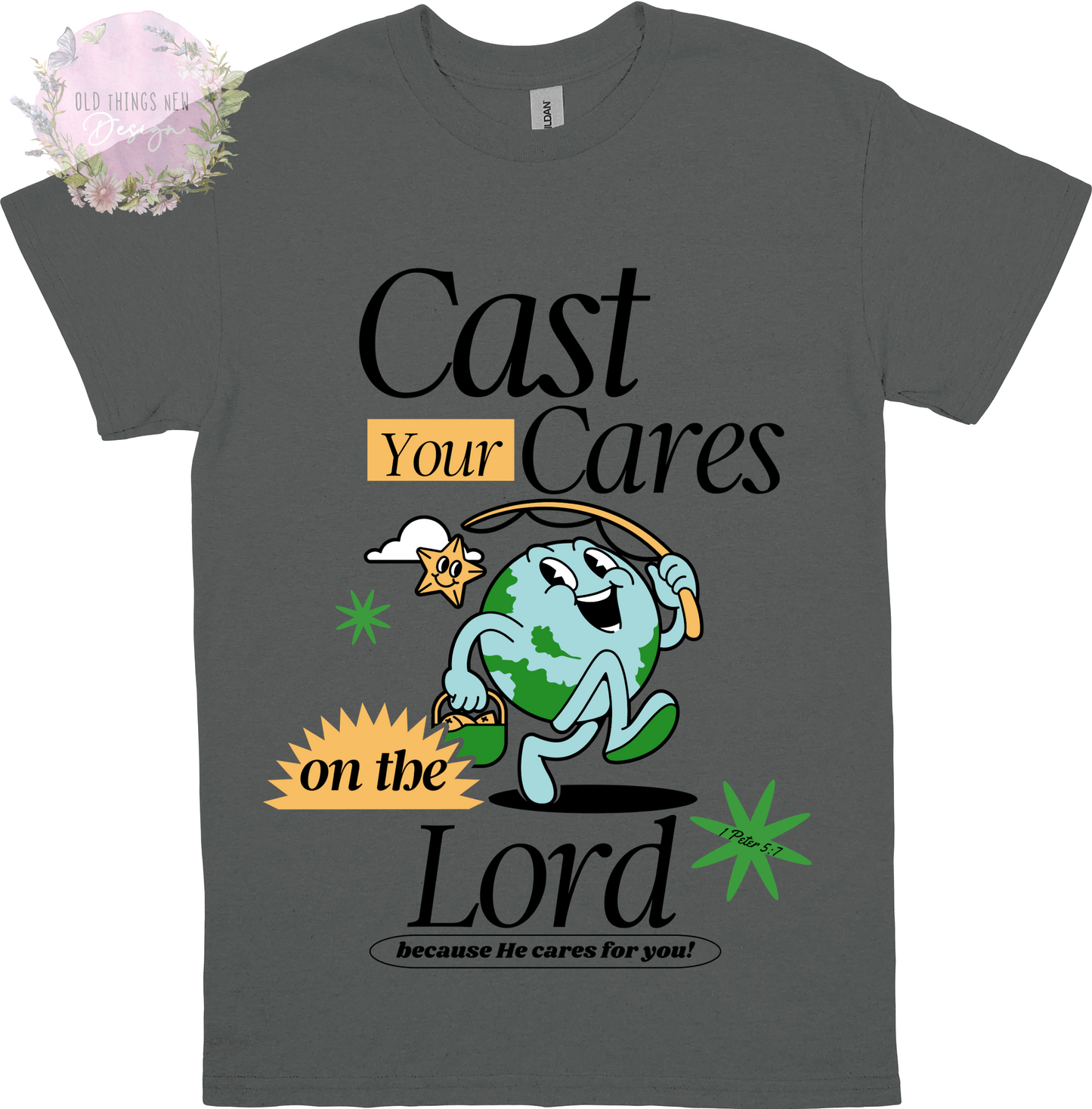 Cast Your Cares Adults Adults T-Shirt
