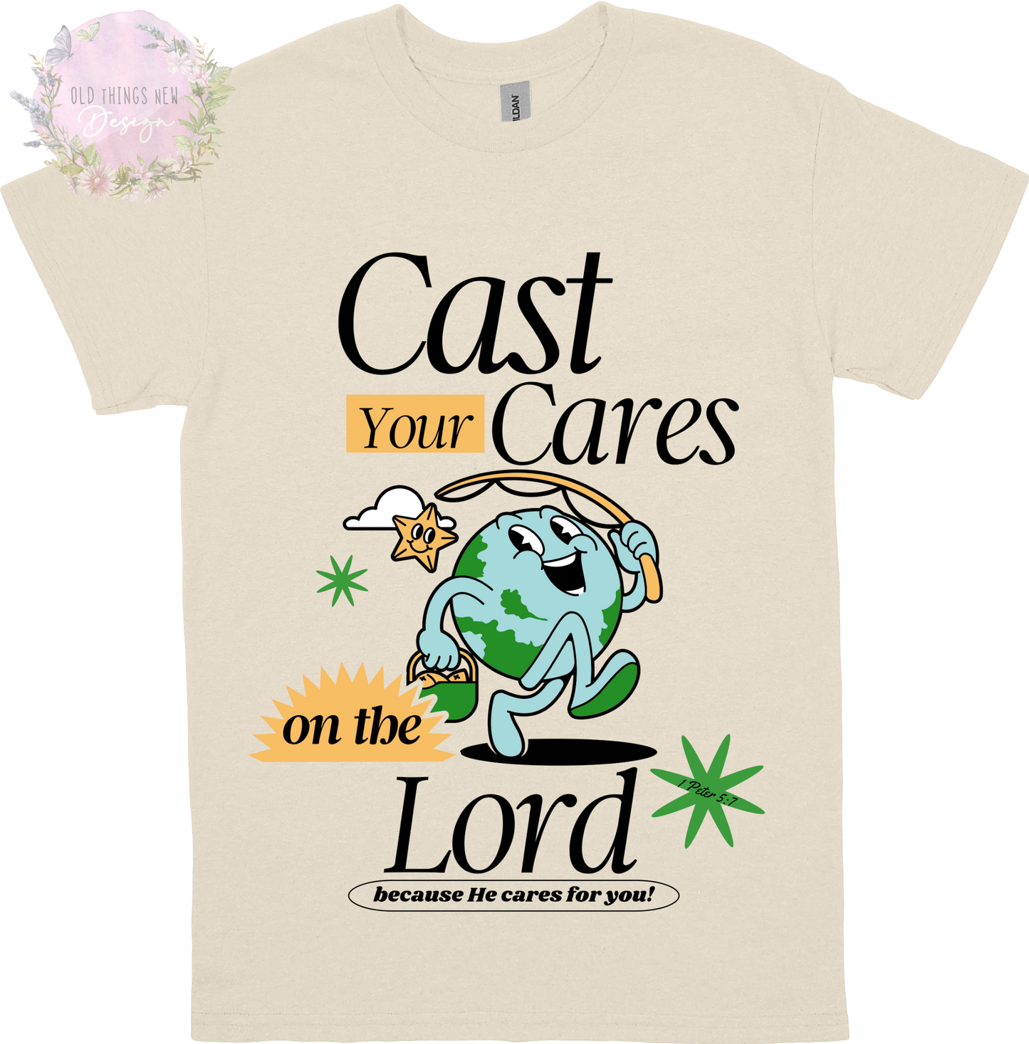 Cast Your Cares Adults Adults T-Shirt