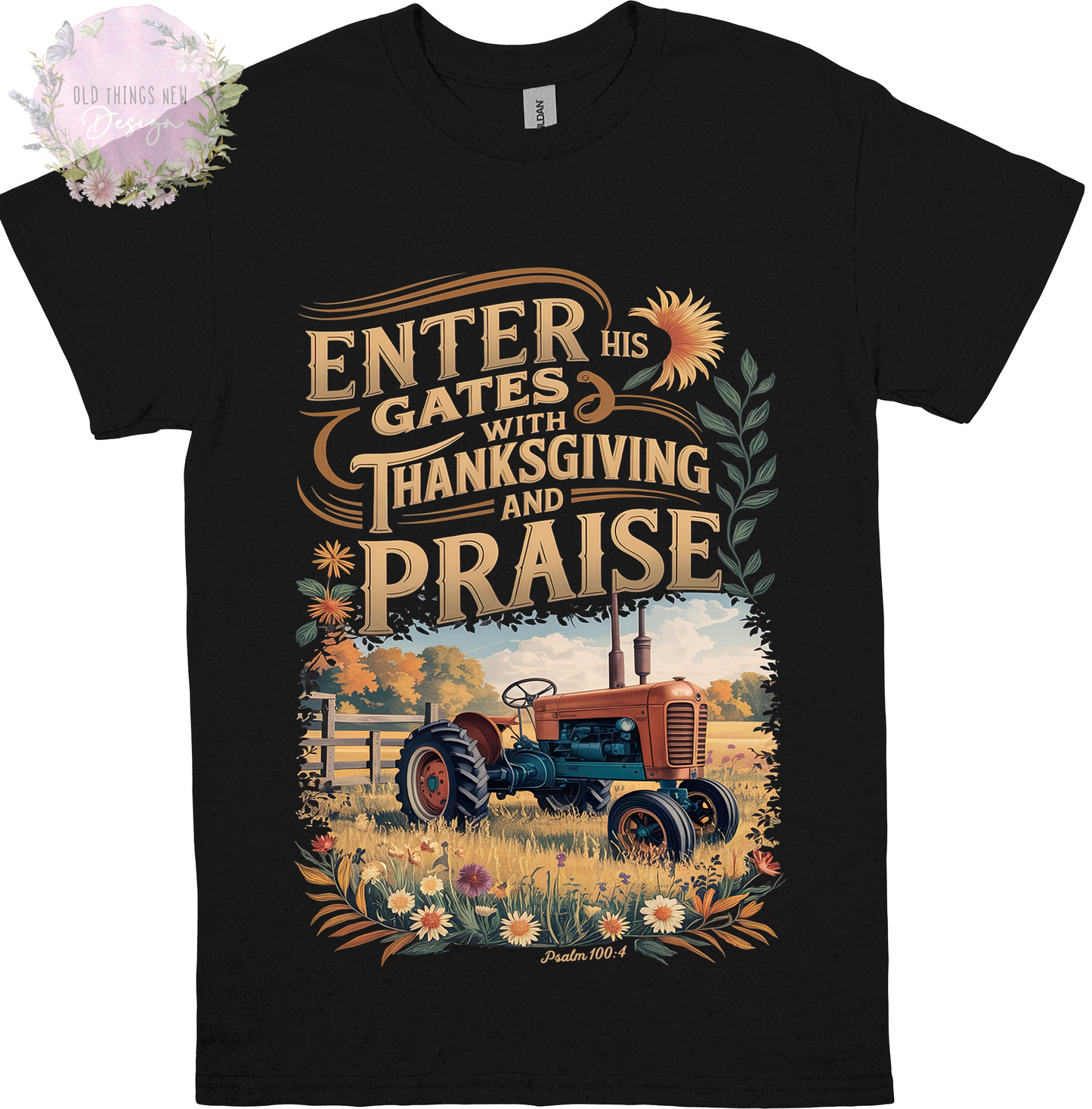 Enter His Gates Adults T-Shirt