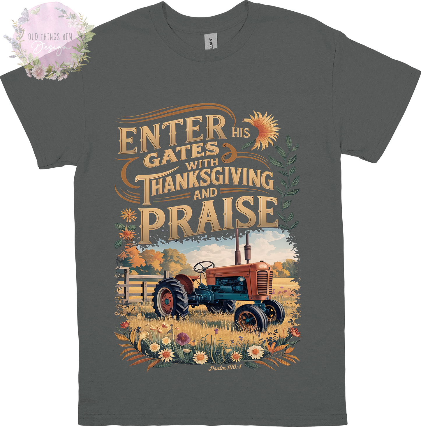 Enter His Gates Adults T-Shirt