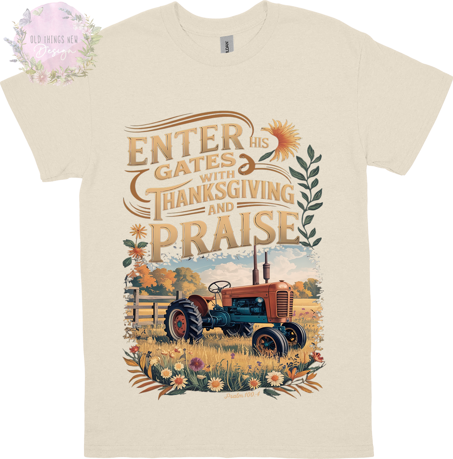 Enter His Gates Adults T-Shirt