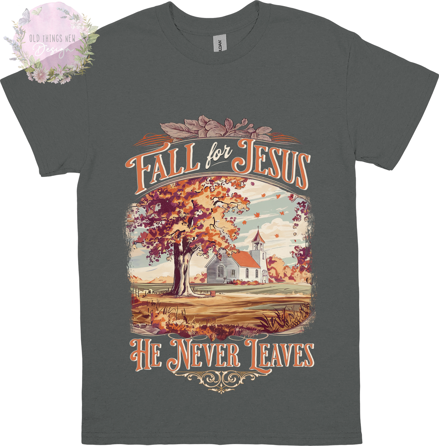 Fall For Jesus Adults T-Shirt