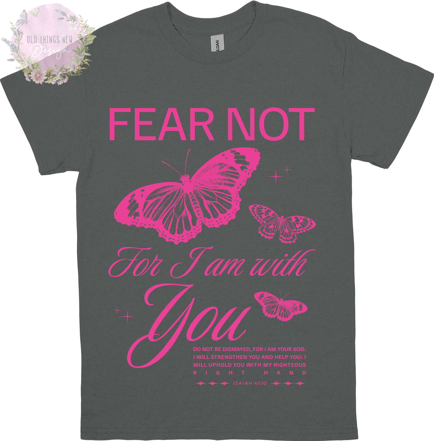 Fear Not (Pink) Kids T-Shirt