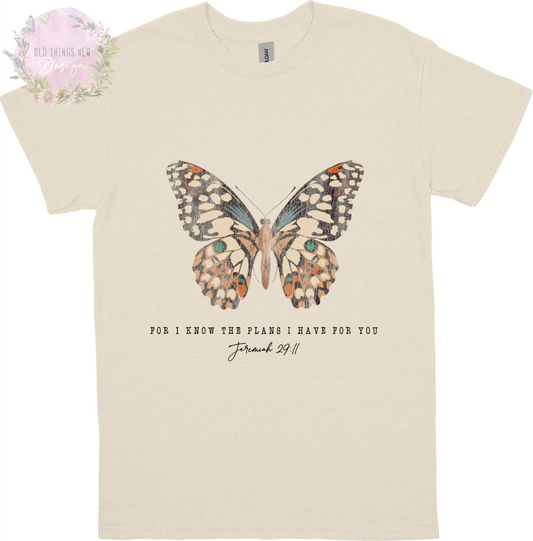 For I Know The Plans - Jeremiah 29:11 (Dark) Kids T-Shirt