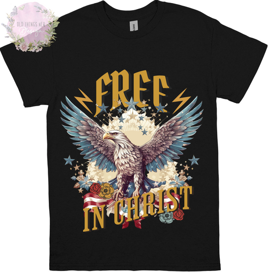 Free In Christ Adults T-Shirt