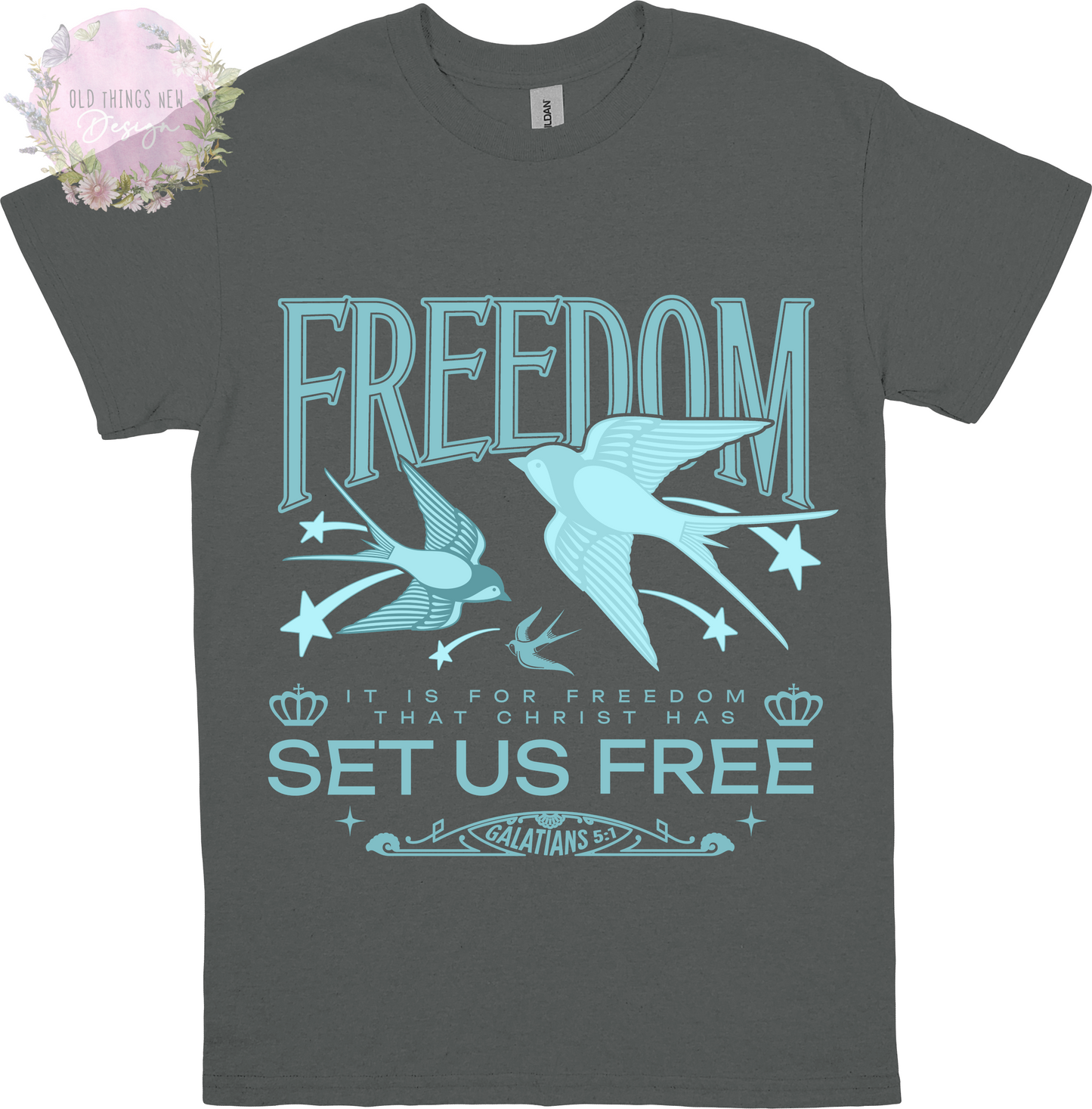 Freedom(Blue) Adults T-Shirt