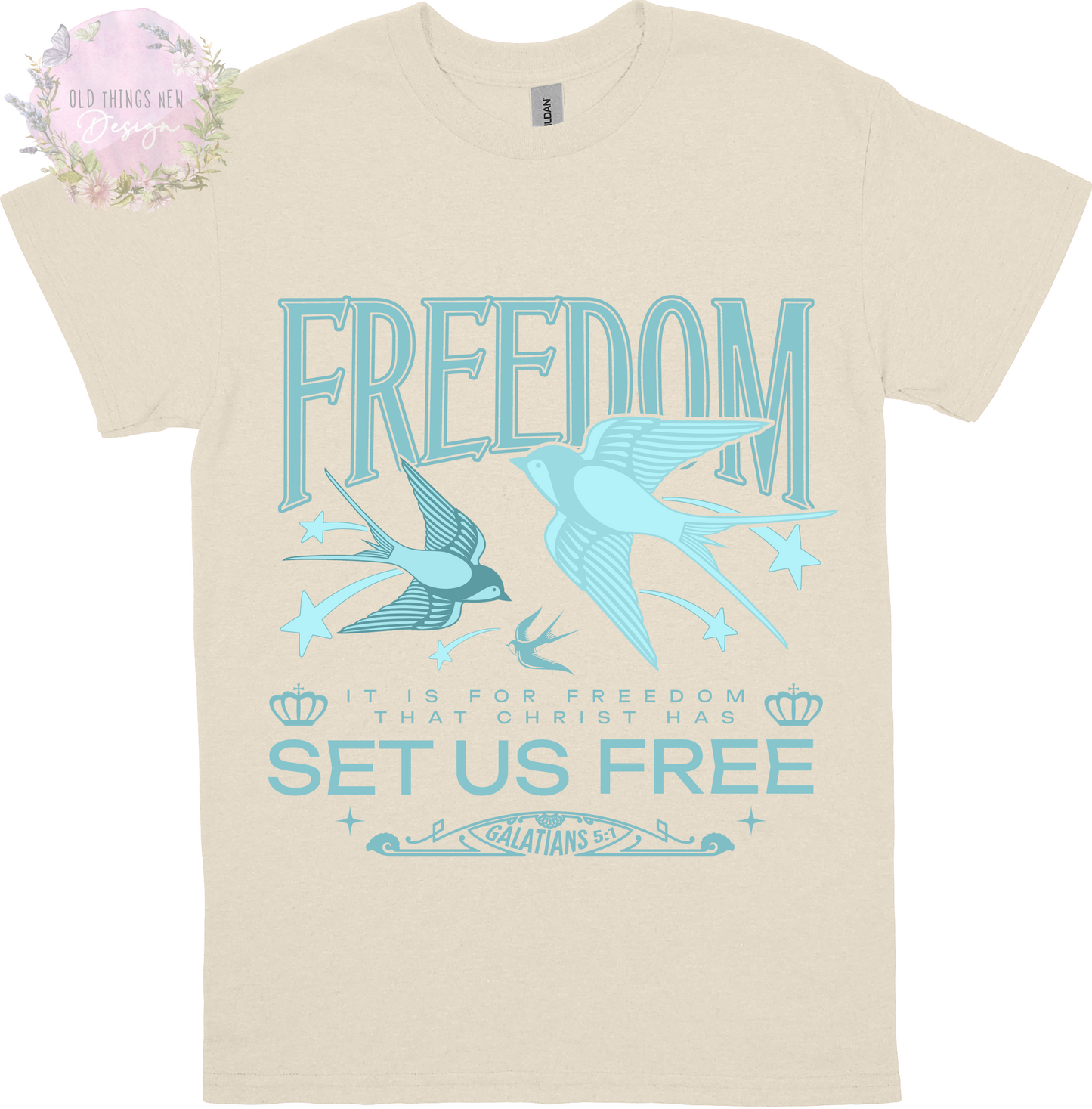 Freedom(Blue) Adults T-Shirt