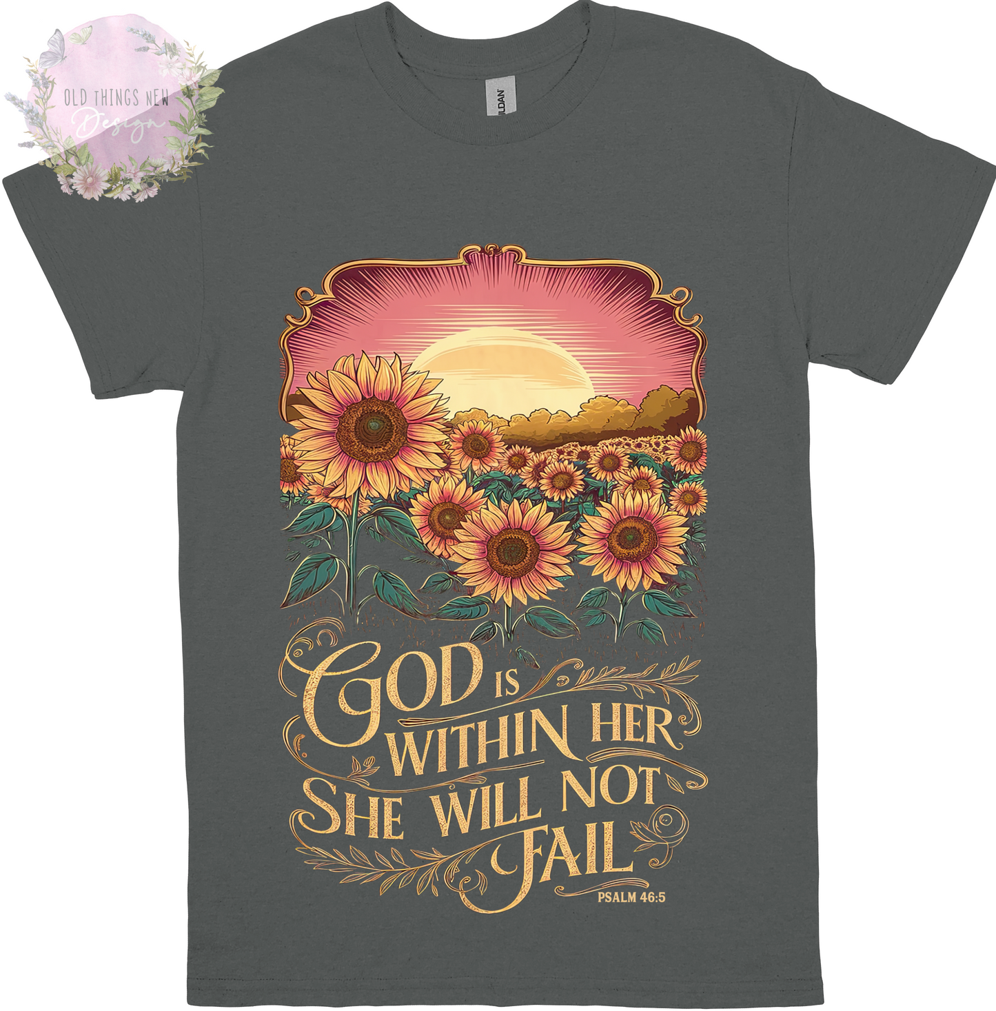 God Is Within Her Adults T-Shirt