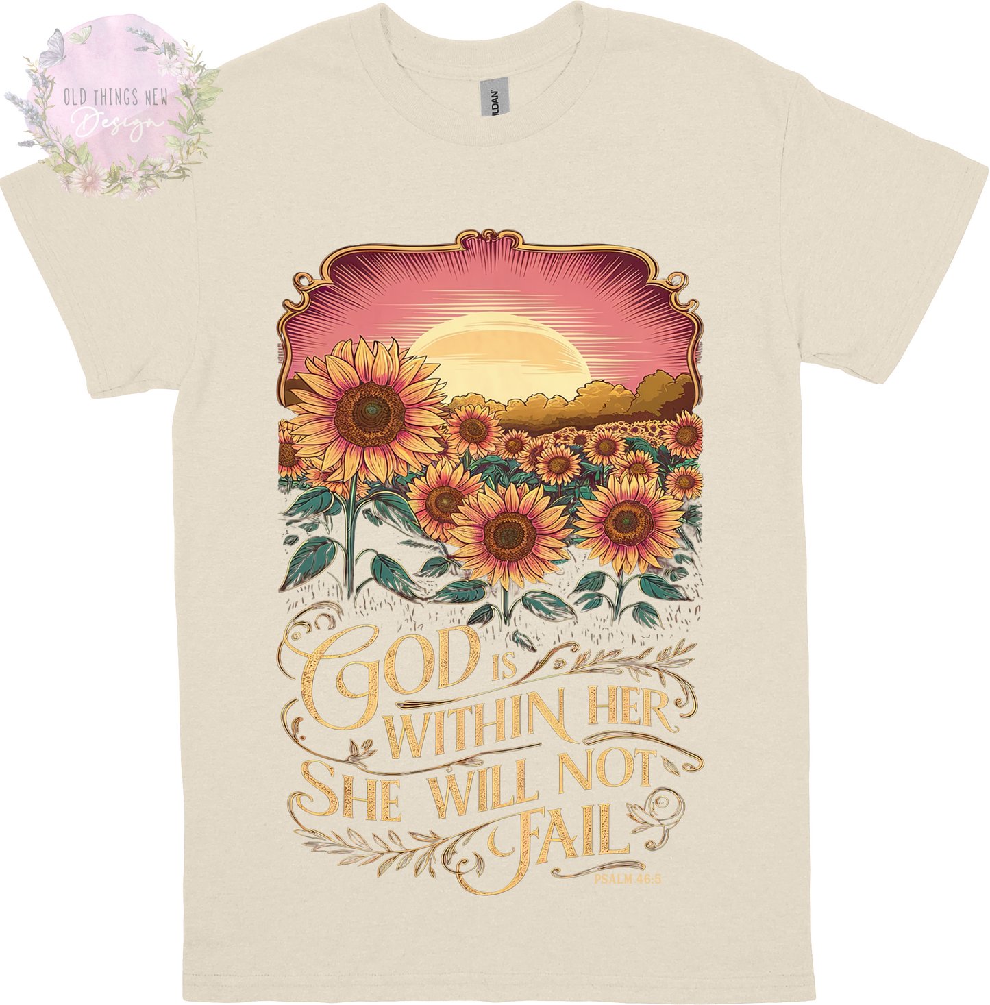 God Is Within Her Adults T-Shirt