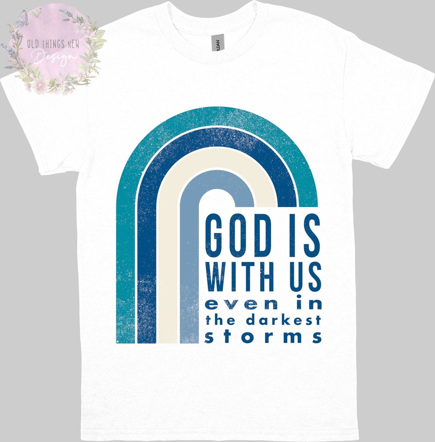 God Is With Us Adults T-Shirt