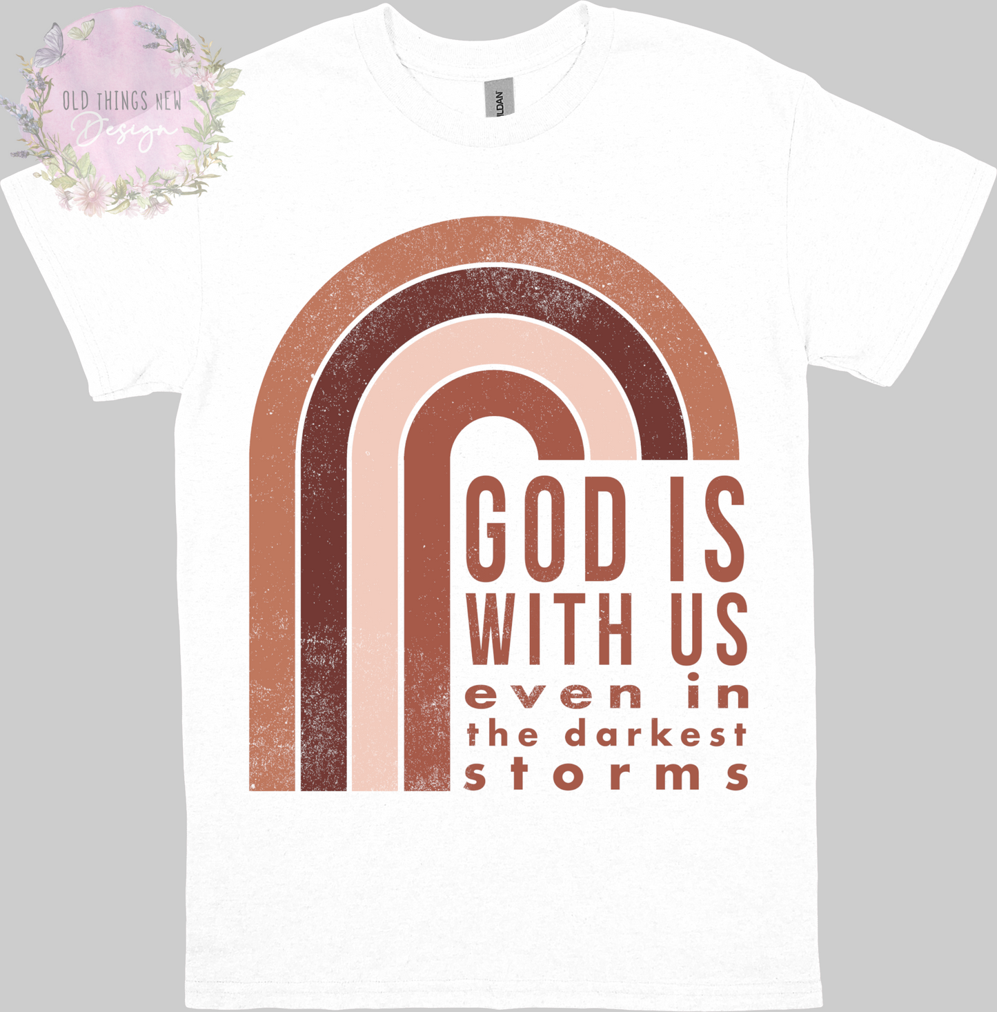 God Is With Us (Browns) Kids T-Shirt