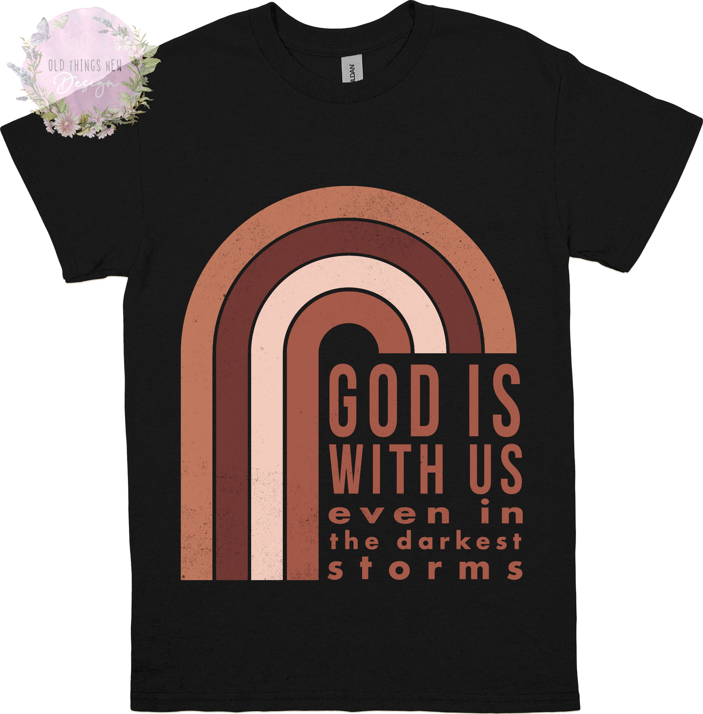 God Is With Us (Browns) Kids T-Shirt