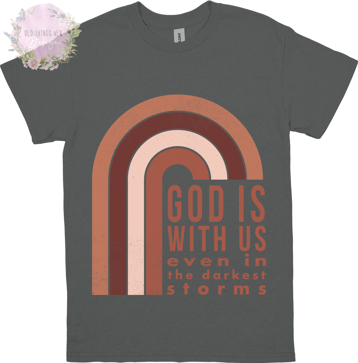God Is With Us (Browns) Kids T-Shirt