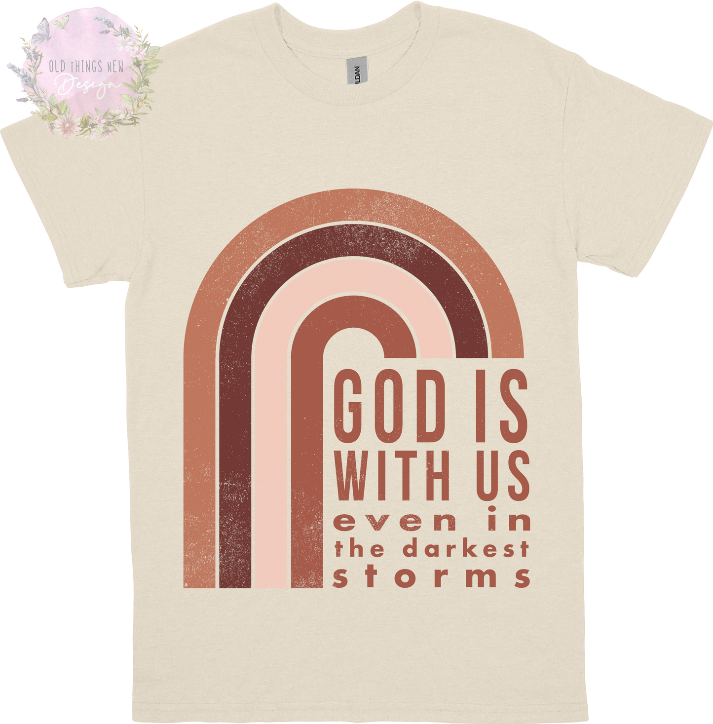 God Is With Us (Browns) Kids T-Shirt