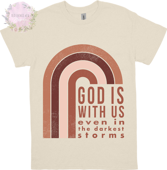 God Is With Us (Browns) Kids T-Shirt