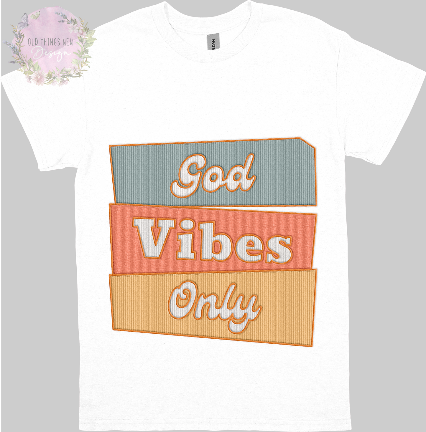 God Vibes Only(Blue) Kids T-Shirt