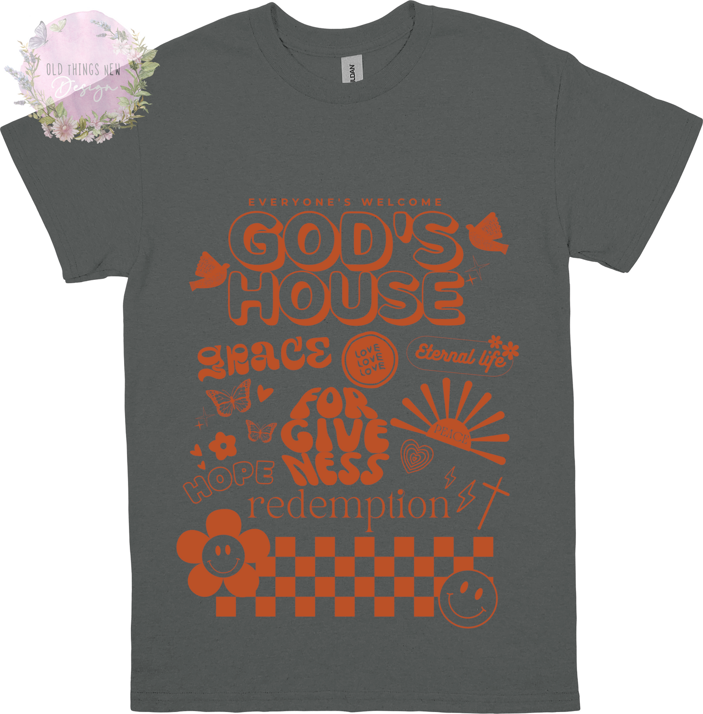 God's House(Sienna) Kids T-Shirt