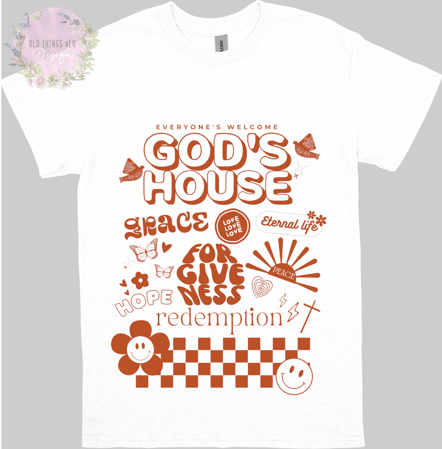 God's House(Sienna) Kids T-Shirt