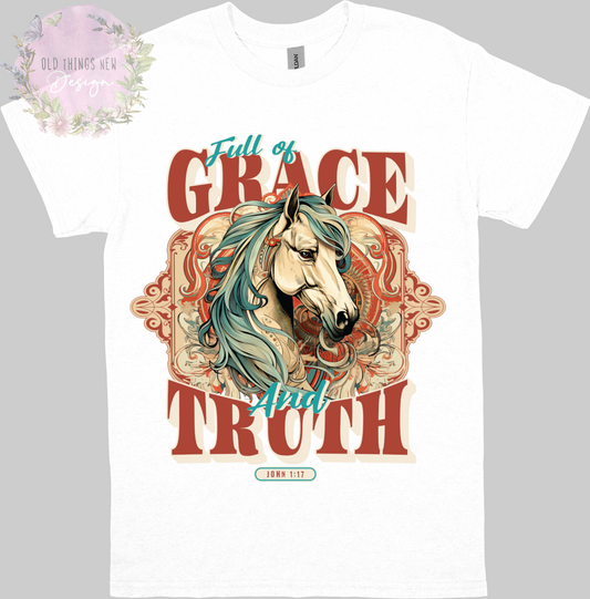 Grace And Truth(Dark) Adults T-Shirt