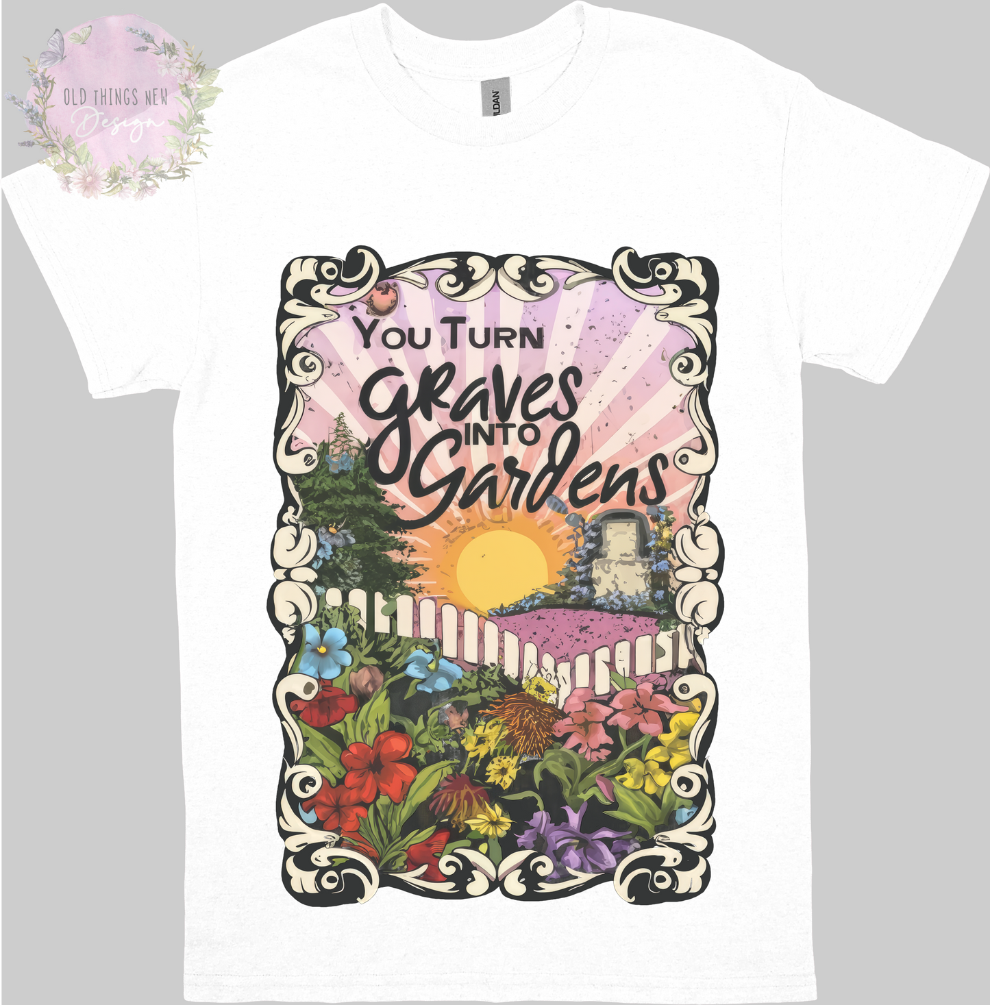 Graves Into Gardens Adults T-Shirt
