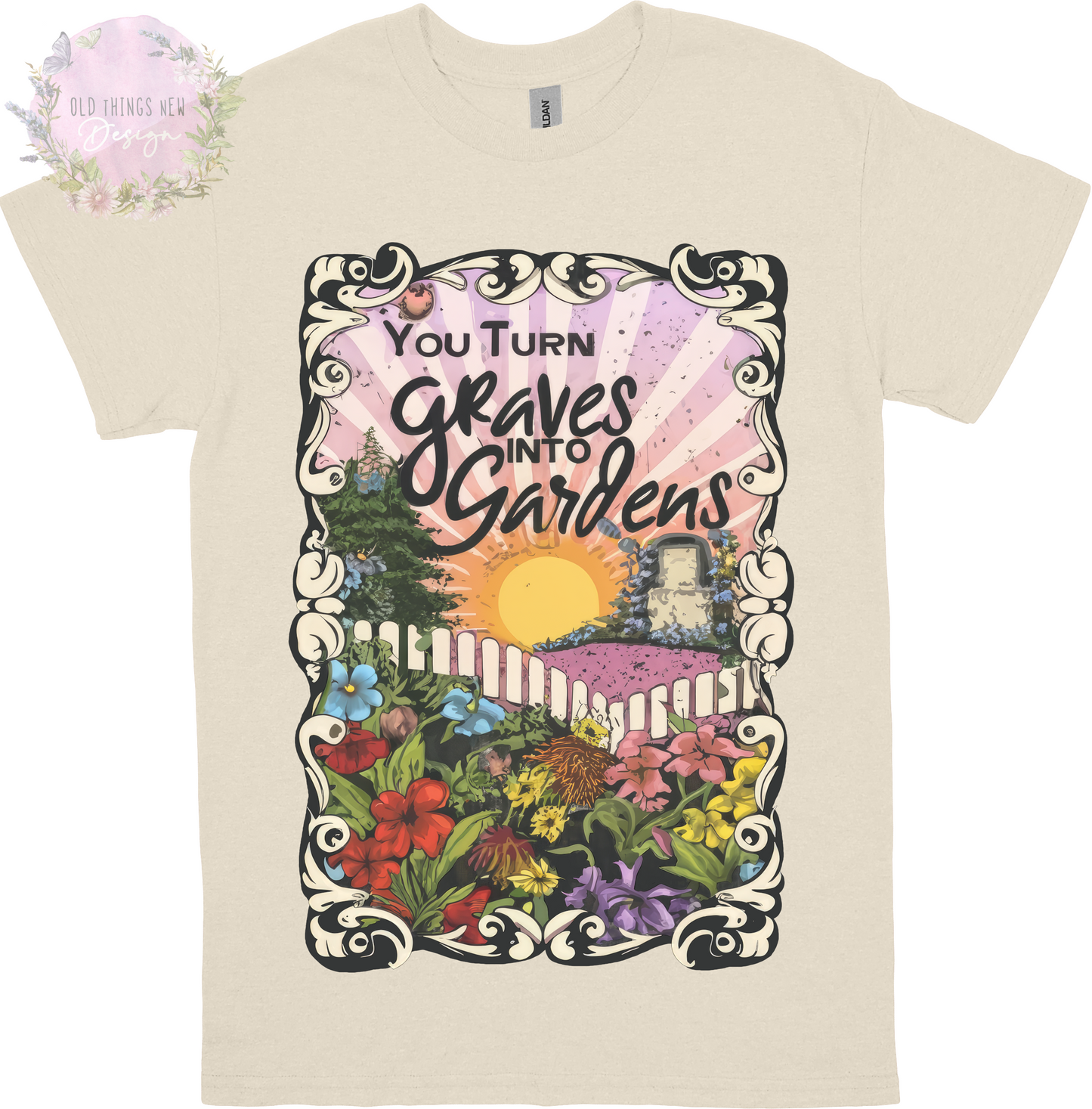 Graves Into Gardens Adults T-Shirt