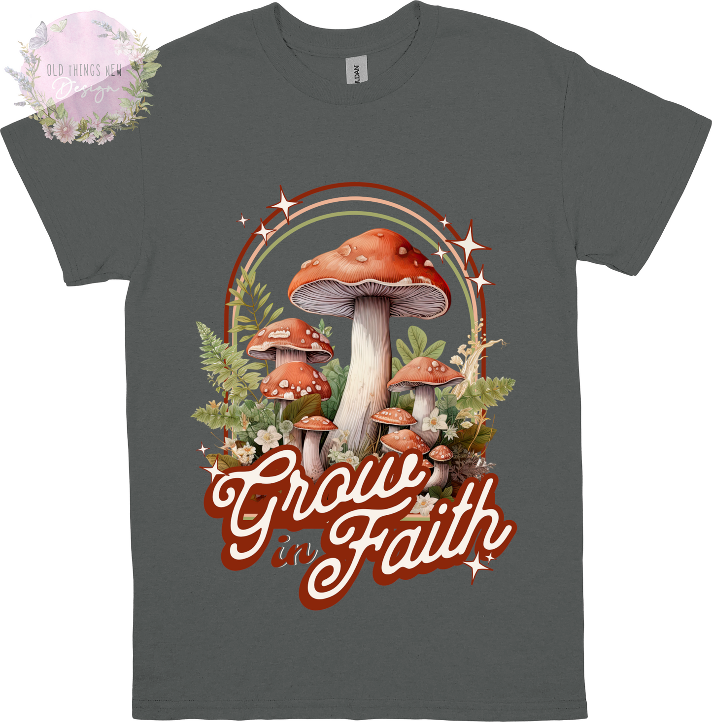 Grow In Faith Adults T-Shirt